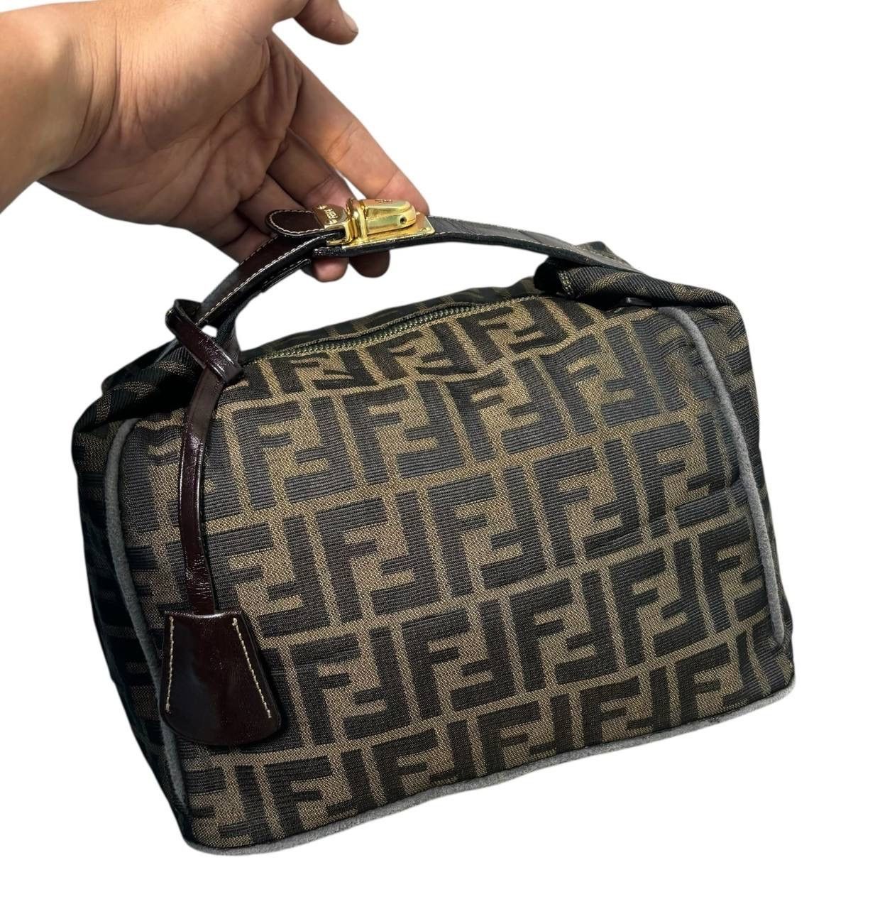 Fendi Vintage Fendi Zucca Canvas Mini Doctor Bag Boxy Handbag 90s Size ONE SIZE - 1 Thumbnail