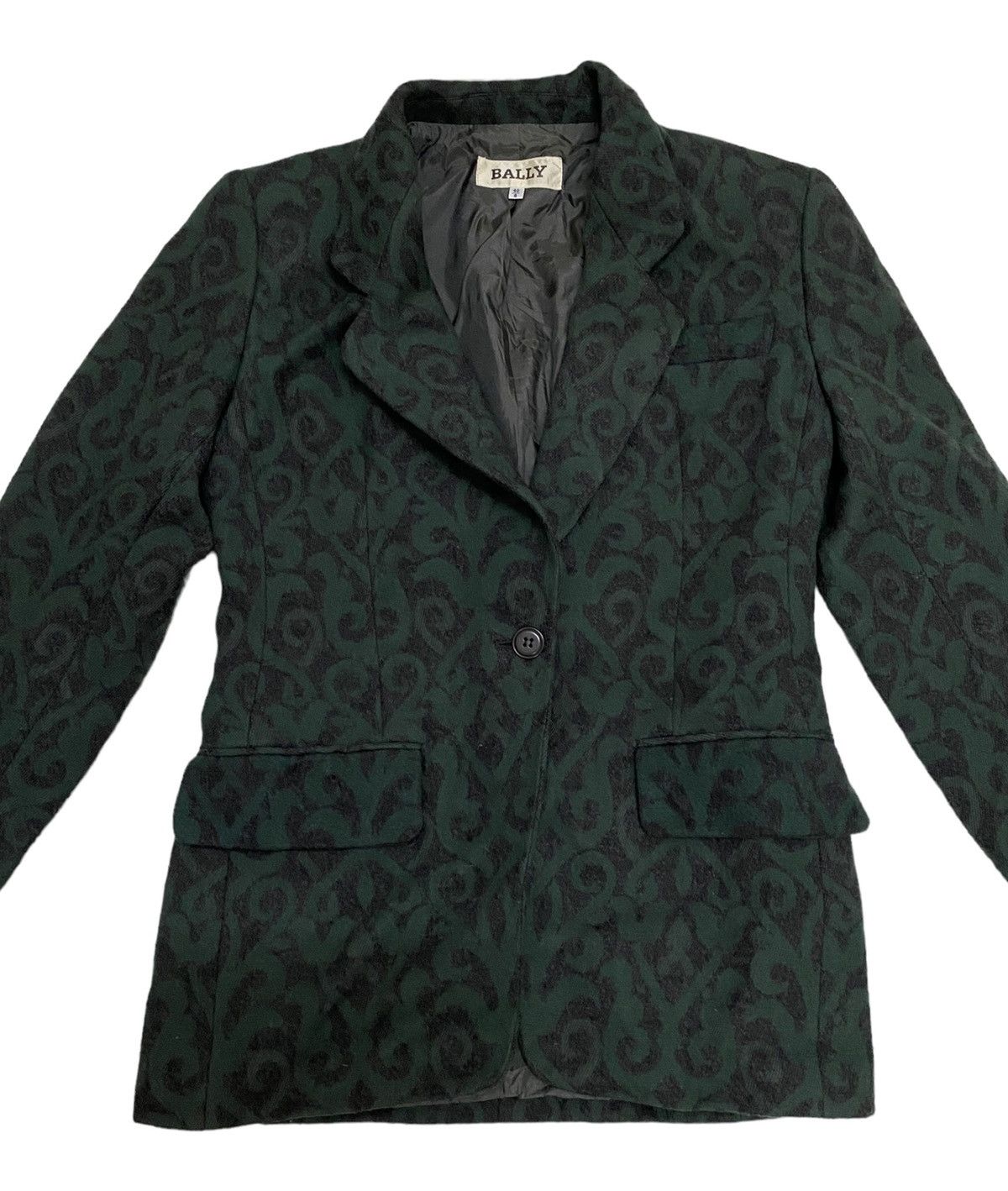 Bally Bally Wool Paisley Motive Blazer Jacket (C2) Size US S / EU 44-46 / 1 - 2 Thumbnail