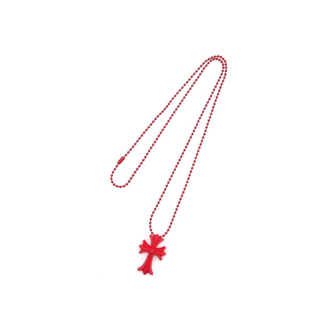 Chrome Hearts Chrome Hearts Resin Cross Pendant Ball Chain Necklace Size ONE SIZE - 3 Thumbnail