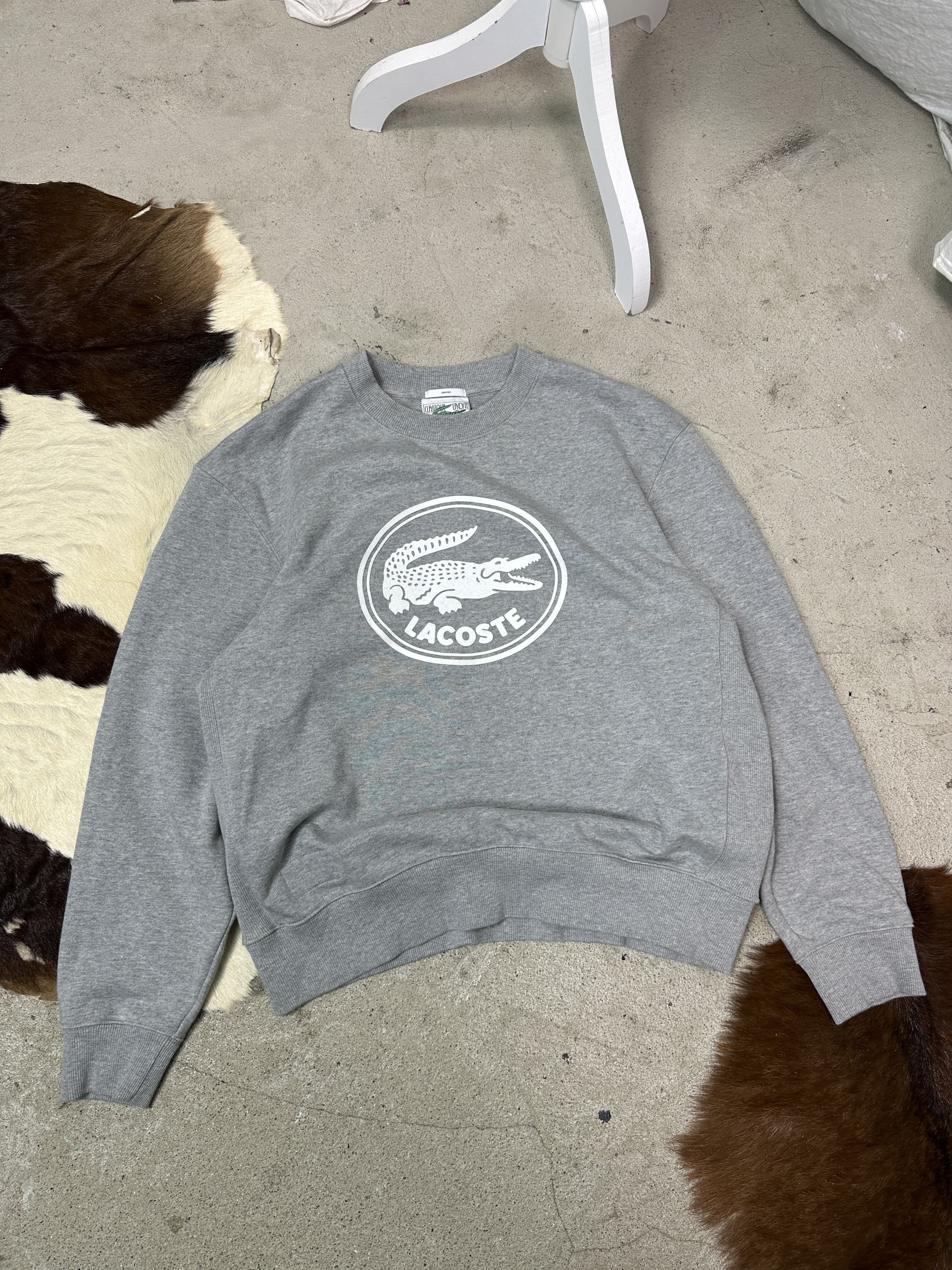 Lacoste Vintage Streetwear Sporty Lacoste Classique Sweatshirt Y2K Size US L / EU 52-54 / 3 - 1 Thumbnail