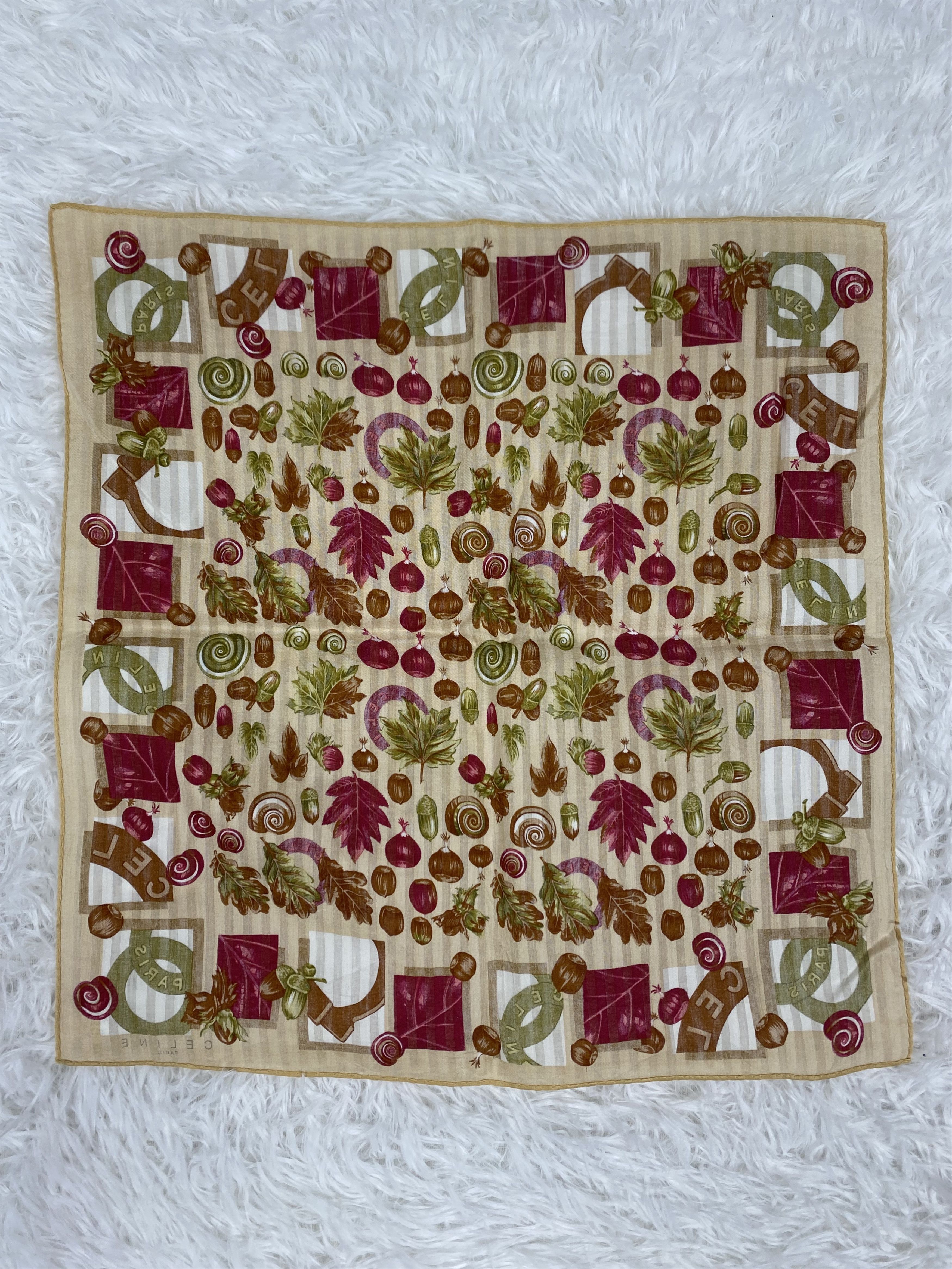 Celine Vintage Celine Handkerchief Neckerchief PH0312 Size ONE SIZE - 4 Thumbnail