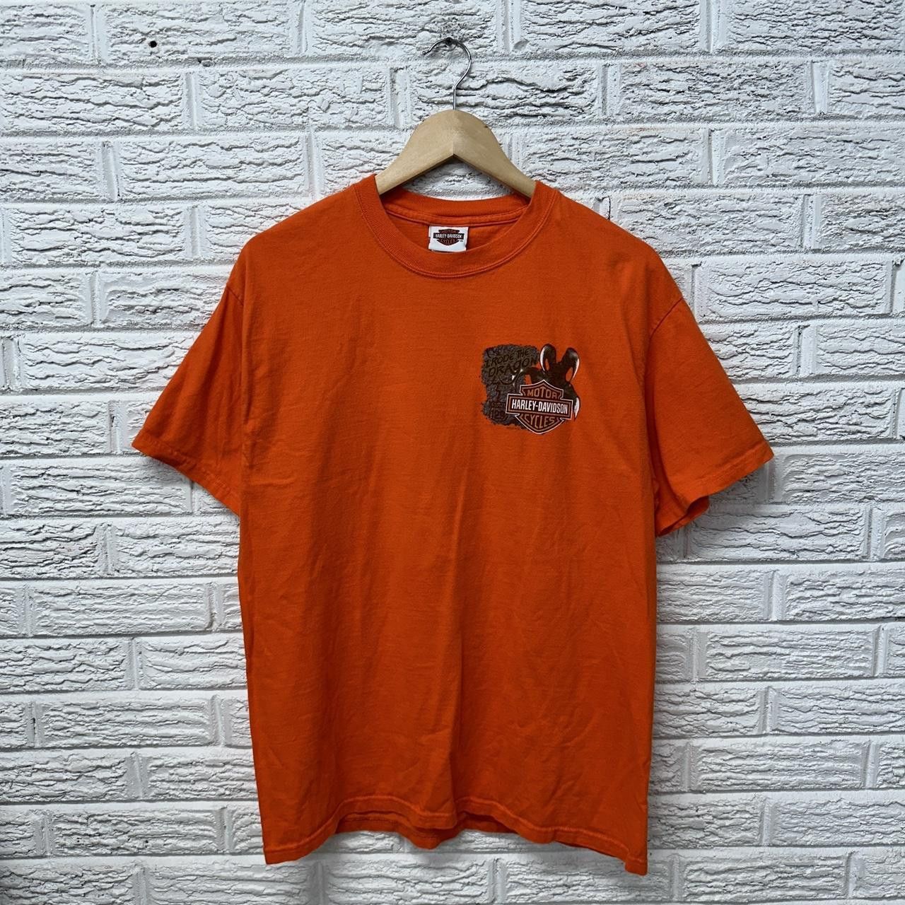 Harley Davidson Y2K Harley Davidson Orange Dragon Skater Shirt L Size US L / EU 52-54 / 3 - 3 Thumbnail