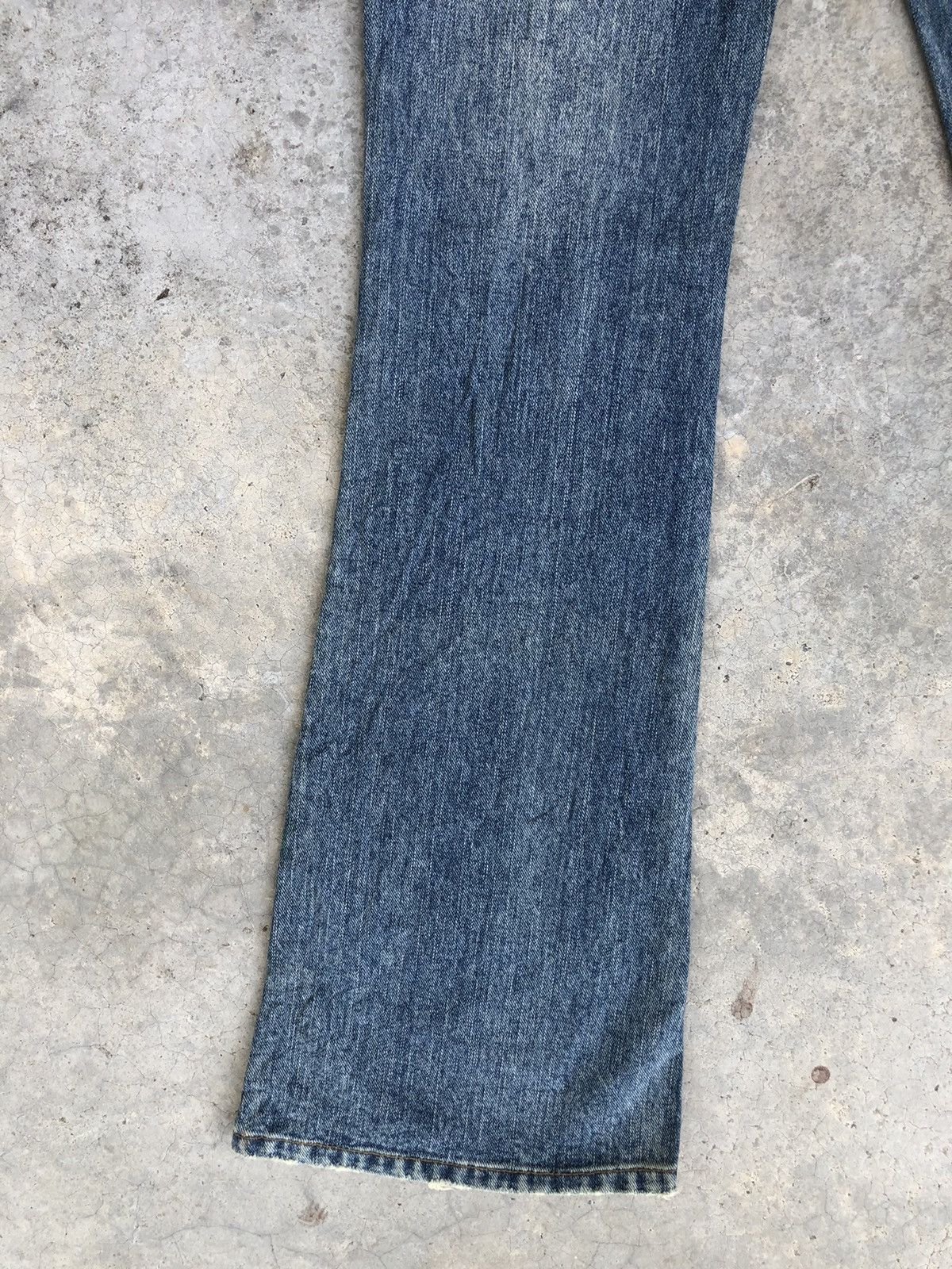 If Six Was Nine Japanese Dear Heart Flared Jeans Distressed Jeans Size US 29 - 11 Thumbnail