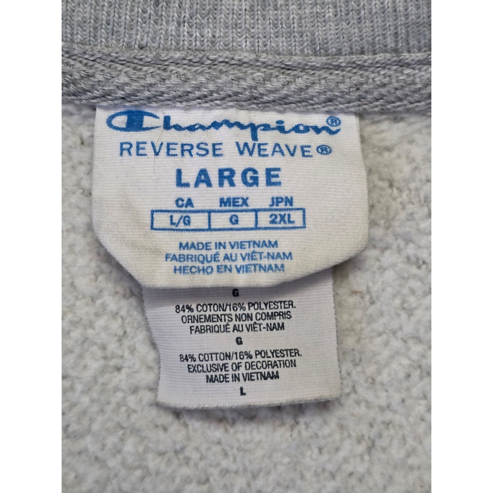 Champion 90s Champion Reverse Weave Crewneck Sweatshirt Men’s L Size US L / EU 52-54 / 3 - 3 Thumbnail