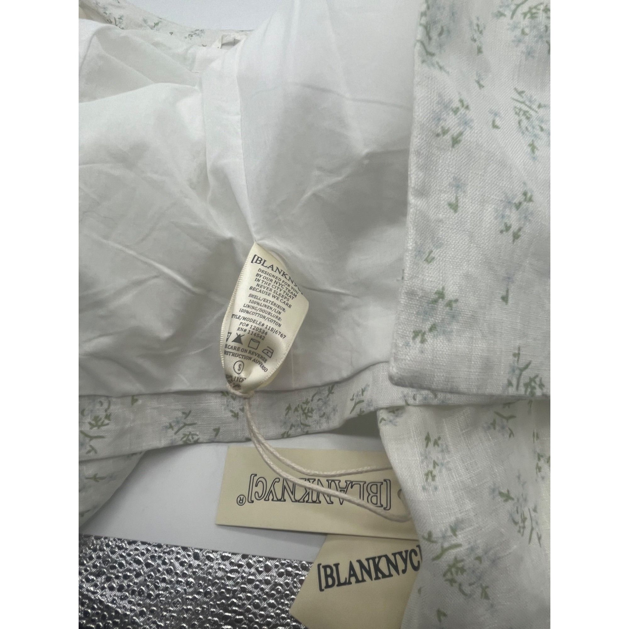 Other BLANKNYC Floral Print Linen Blazer In Flower Field, Sz. S Size S / US 4 / IT 40 - 6 Thumbnail
