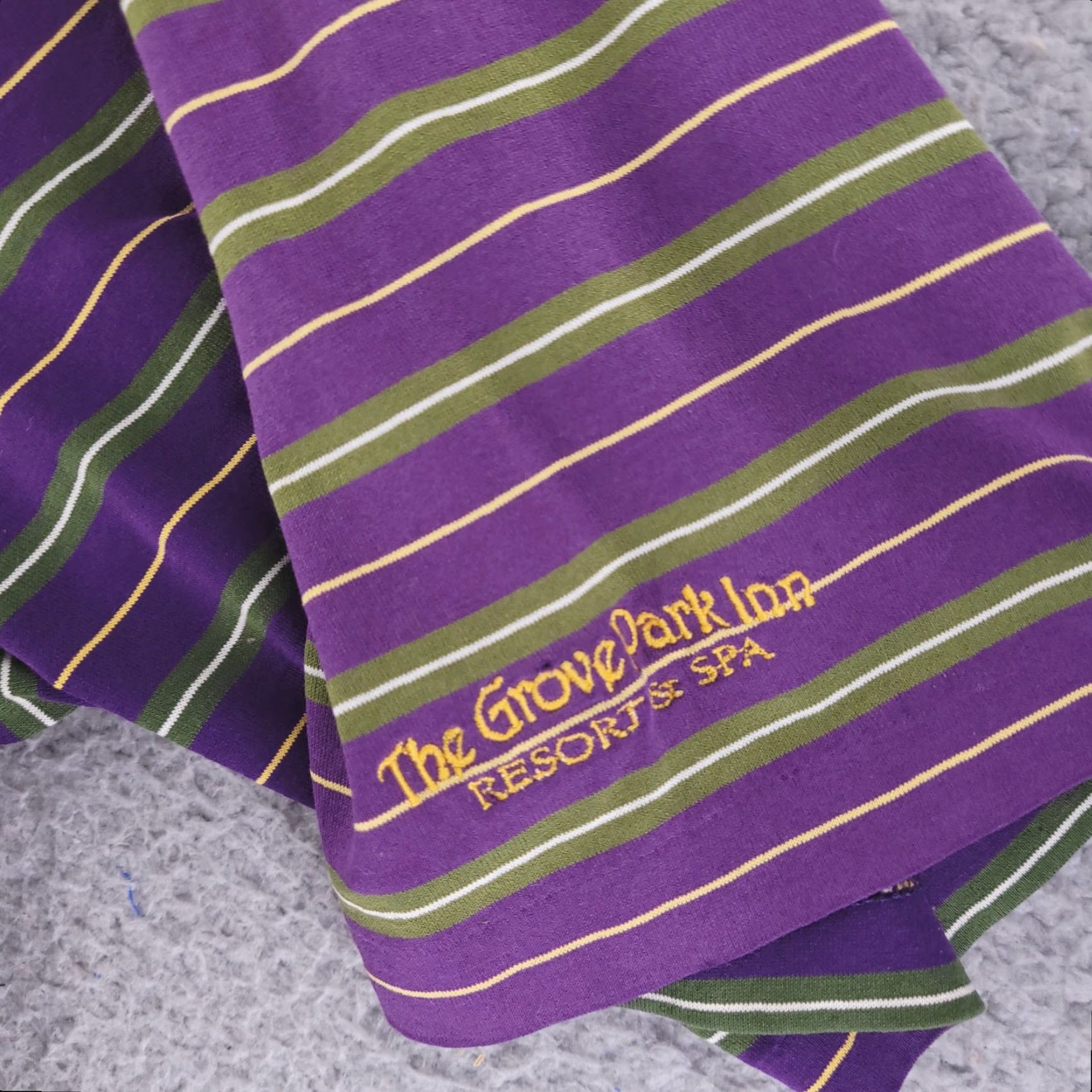 Polo Ralph Lauren Polo Ralph Lauren Shirt Mens XL Golf Green Purple Stripe Relaxed Fit Size US XL / EU 56 / 4 - 7 Thumbnail