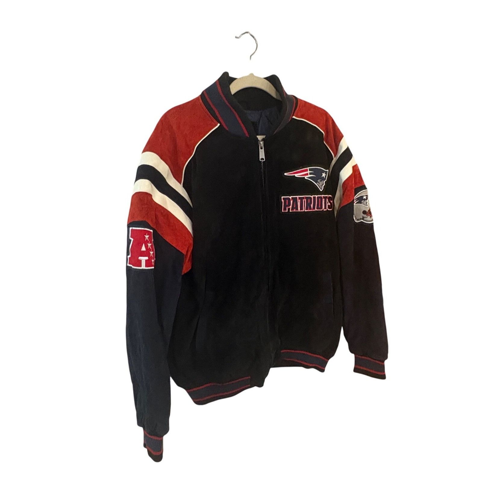 NFL New England Patriots NFL Men's G-III Faux Leather Suede Jack Size US XL / EU 56 / 4 - 3 Thumbnail