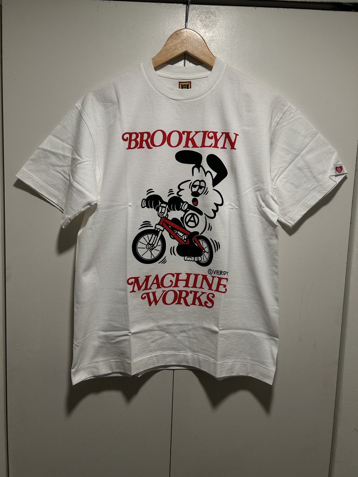 image of Brooklyn Machine Works x Girls Dont Cry Human Made X Bmw X Gdc Verdy Graphic T-Shir in White (Size 