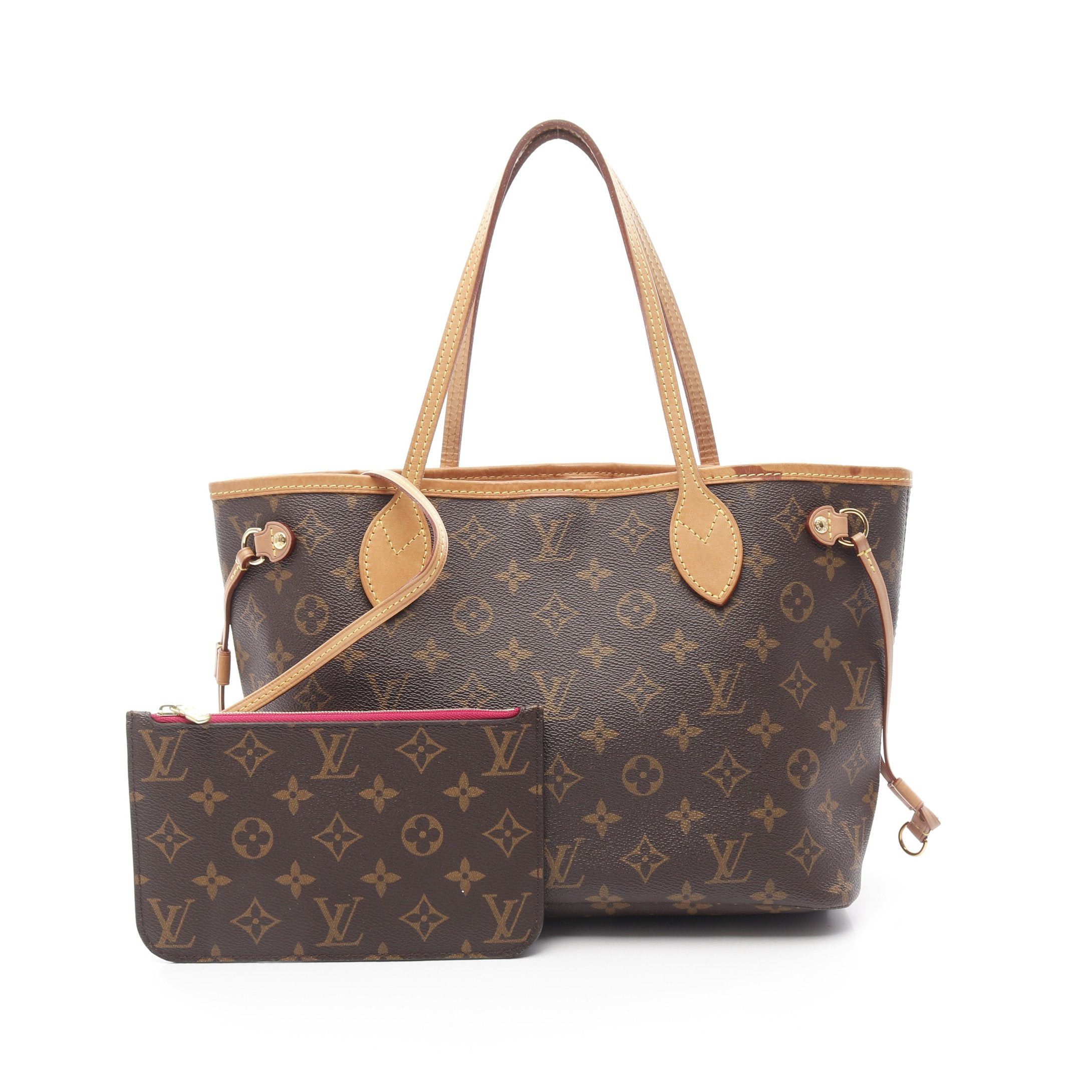 Louis Vuitton Louis Vuitton Neverfull Pm Monogram Pivoine Handbag Tote Bag Leather Brown Size ONE SIZE - 1 Thumbnail