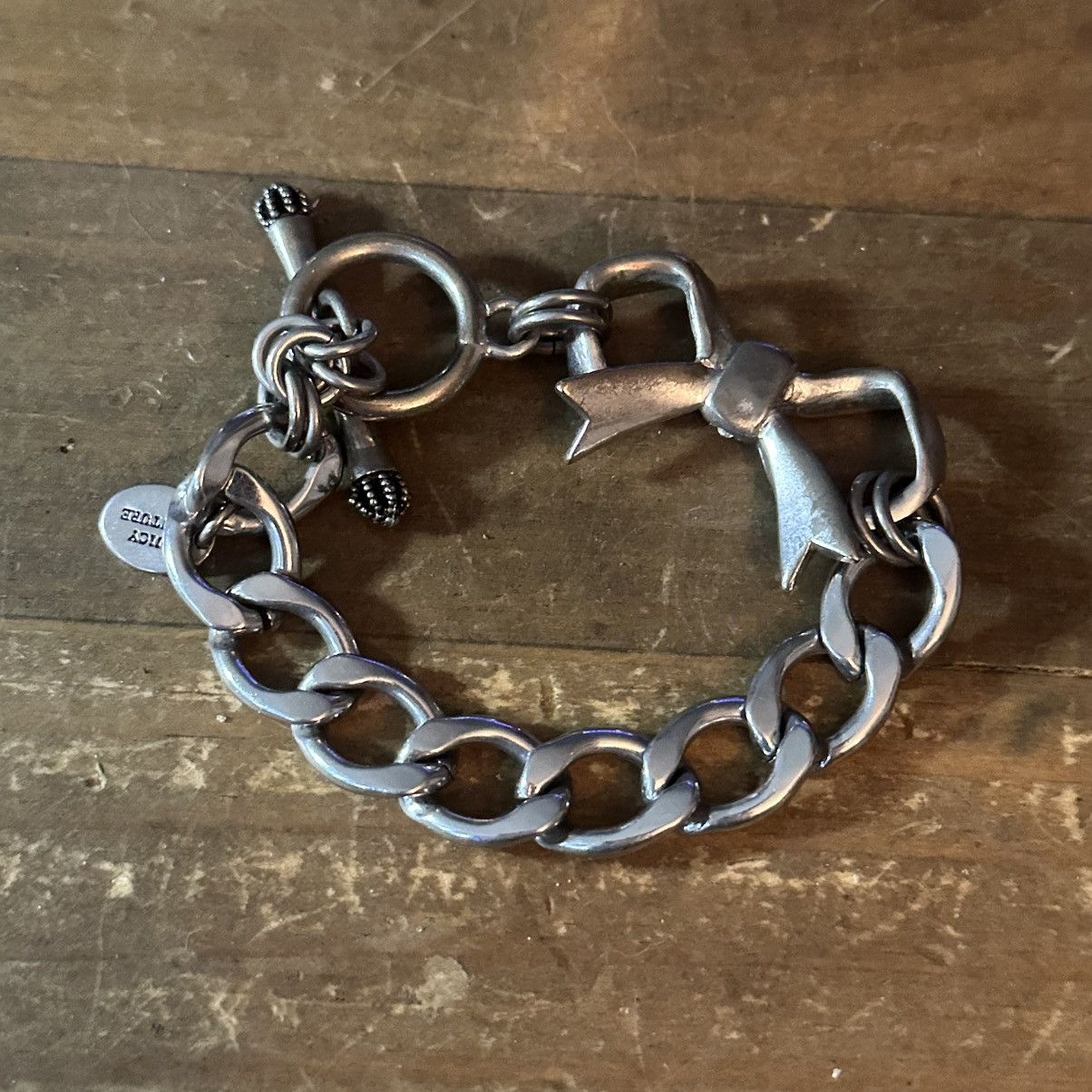 Juicy Couture Vintage Juicy Couture silver tone pave bow bracelet Size ONE SIZE - 5 Thumbnail