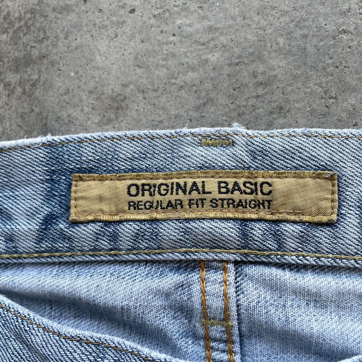 Japanese Brand Vintage Japanese Brand Straight Faded Jeans Denim Pants W33 Size US 33 - 7 Thumbnail