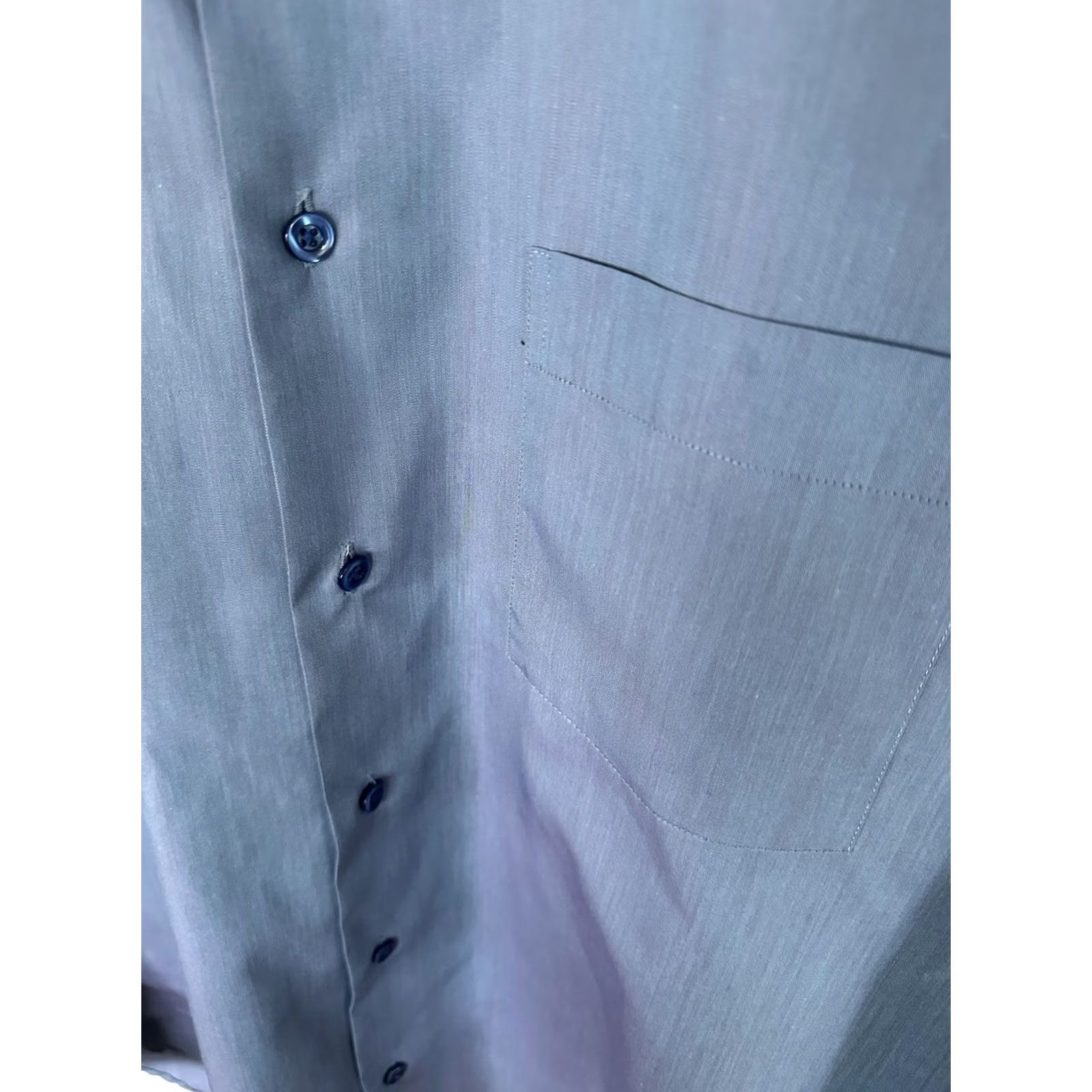 Kenzo KENZO Paris Homme Button Up Mens Shirt 16/41 Blue Embroidered Cotton Regular Long Sleeve Button-Down Collar Mens Designer Vintage No Size US L / EU 52-54 / 3 - 2 Thumbnail