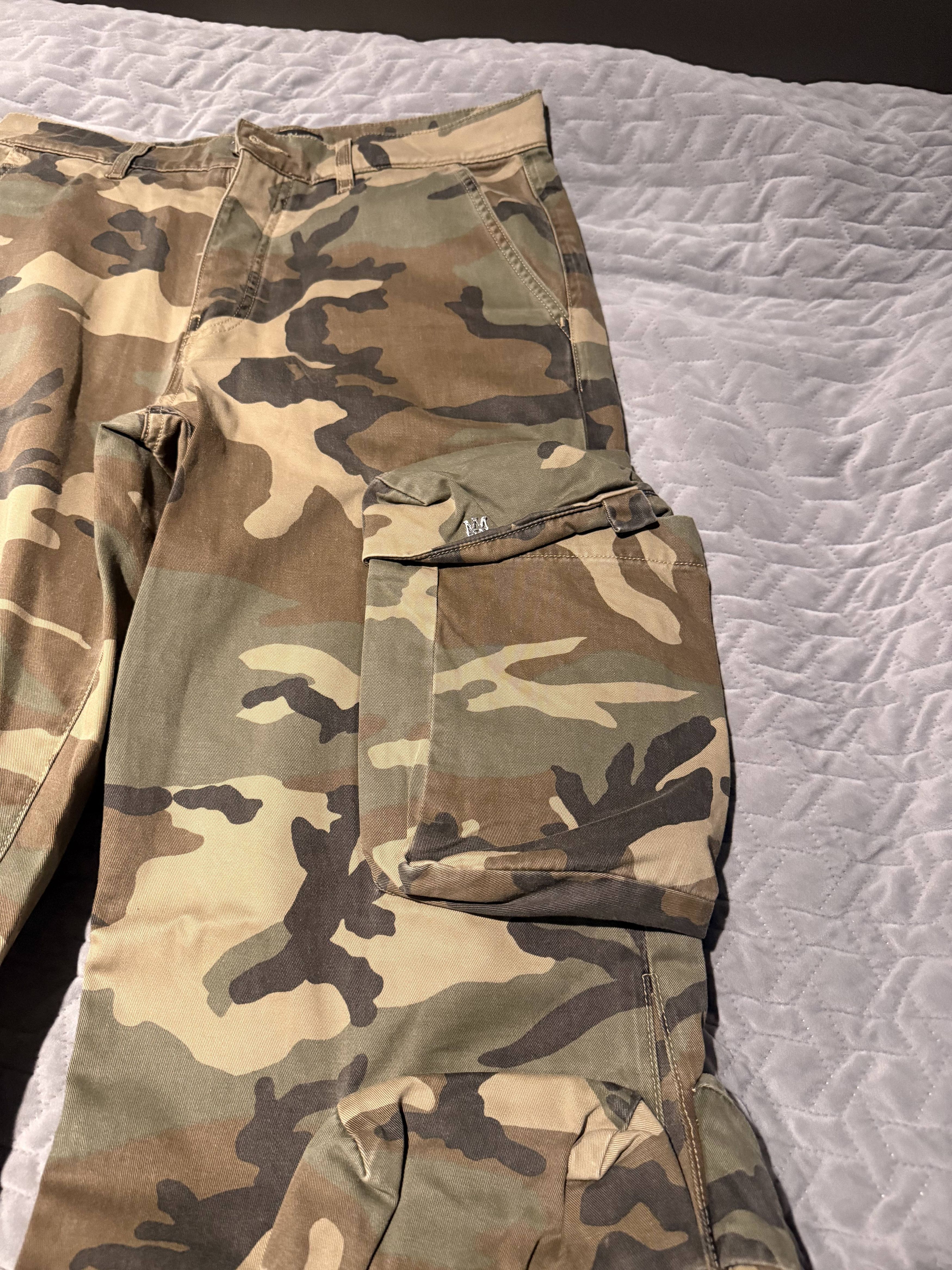 Amiri AMIRI Camo Cargo Pants – Size 31 – Multi Pocket Military Size US 31 - 2 Thumbnail