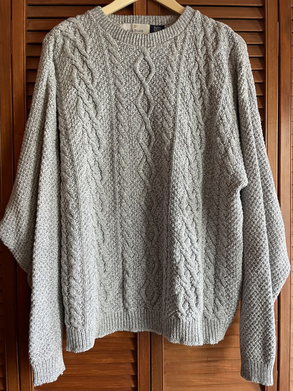 Bill Blass × Vintage Vintage Bill Blase 90s knit sweater old money Size US XL / EU 56 / 4 - 1 Thumbnail