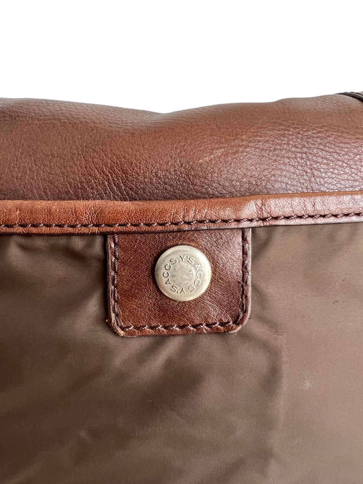 Yohji Yamamoto OG Yohji Yamamoto Hybrid Leather Survivor Crossbody Bag Size ONE SIZE - 8 Thumbnail