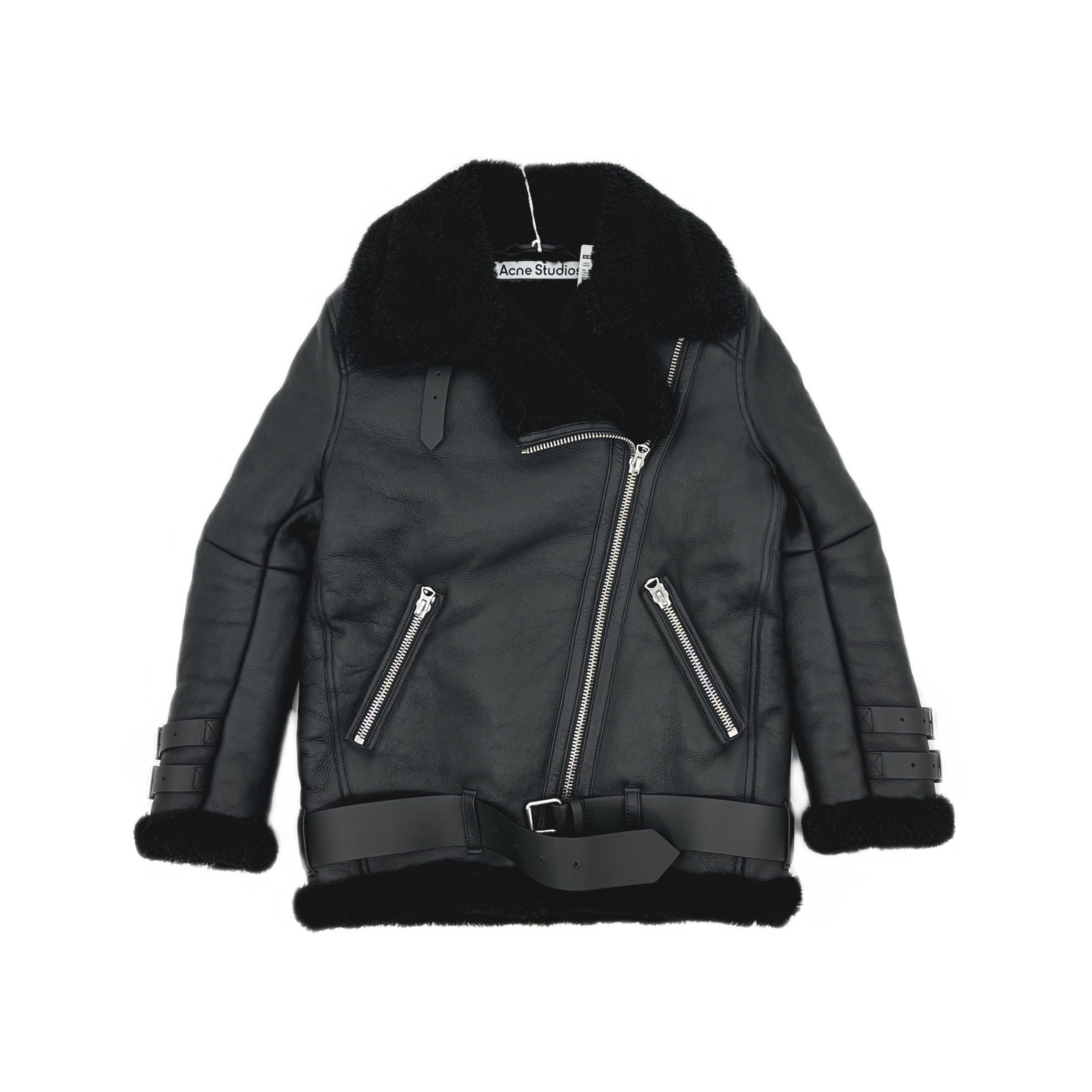 Acne Studios Acne Studios Shearling Biker Jacket Size 32 Size XXS / US 00 / IT 34 - 1 Thumbnail