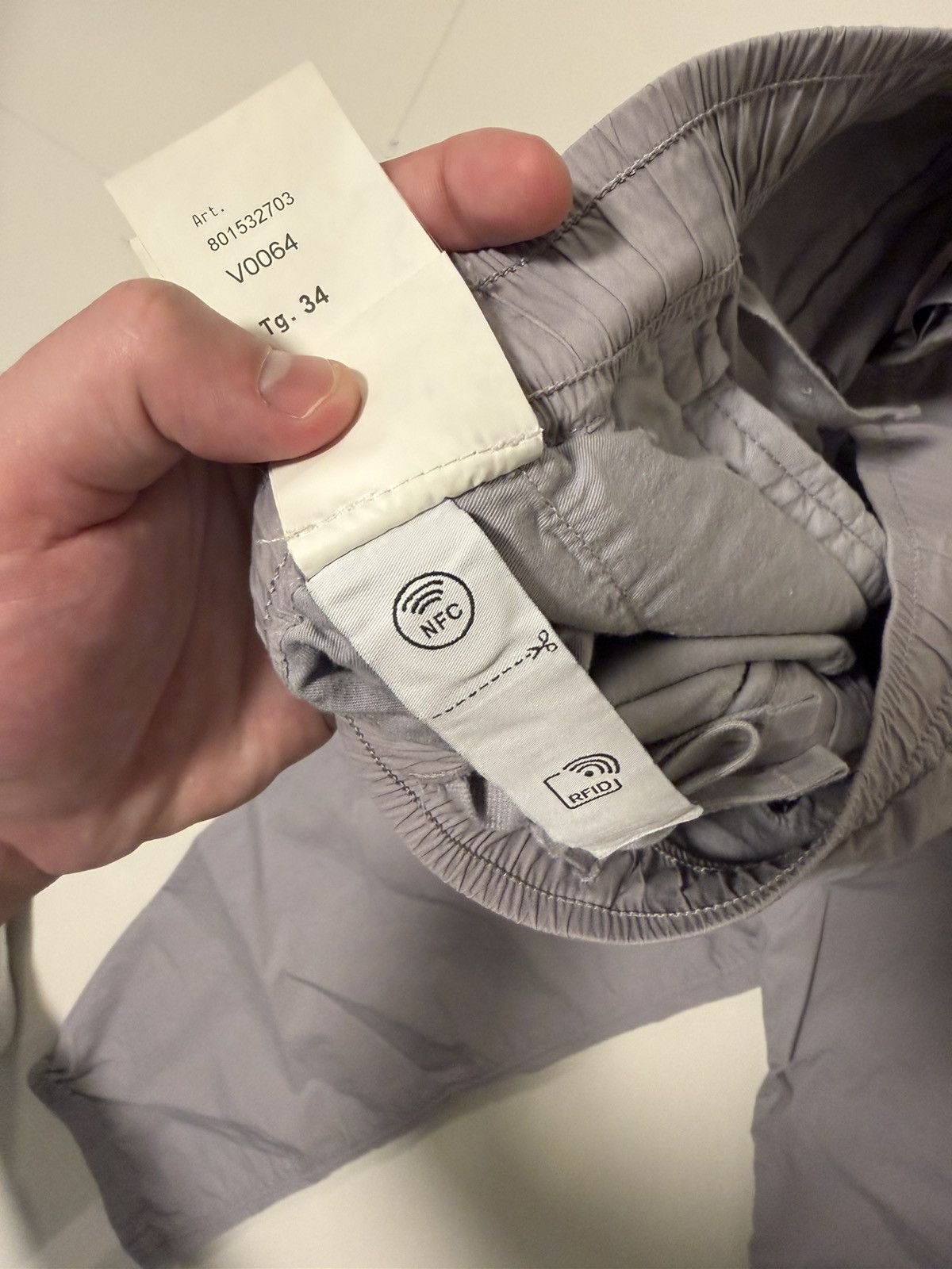 Stone Island Purple Zipper Jogger Pant Size US 33 - 9 Thumbnail