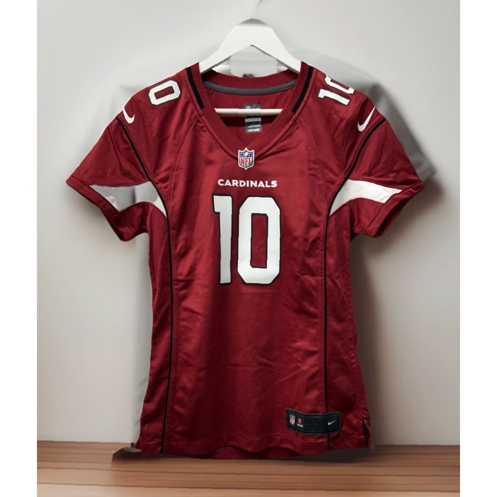 Nike Nike NFL Arizona Cardinals DeAndre Hopkins Jersey Women S Red Breathable Short Sleeve V-Neck T-Shirt Size S / US 4 / IT 40 - 2 Thumbnail