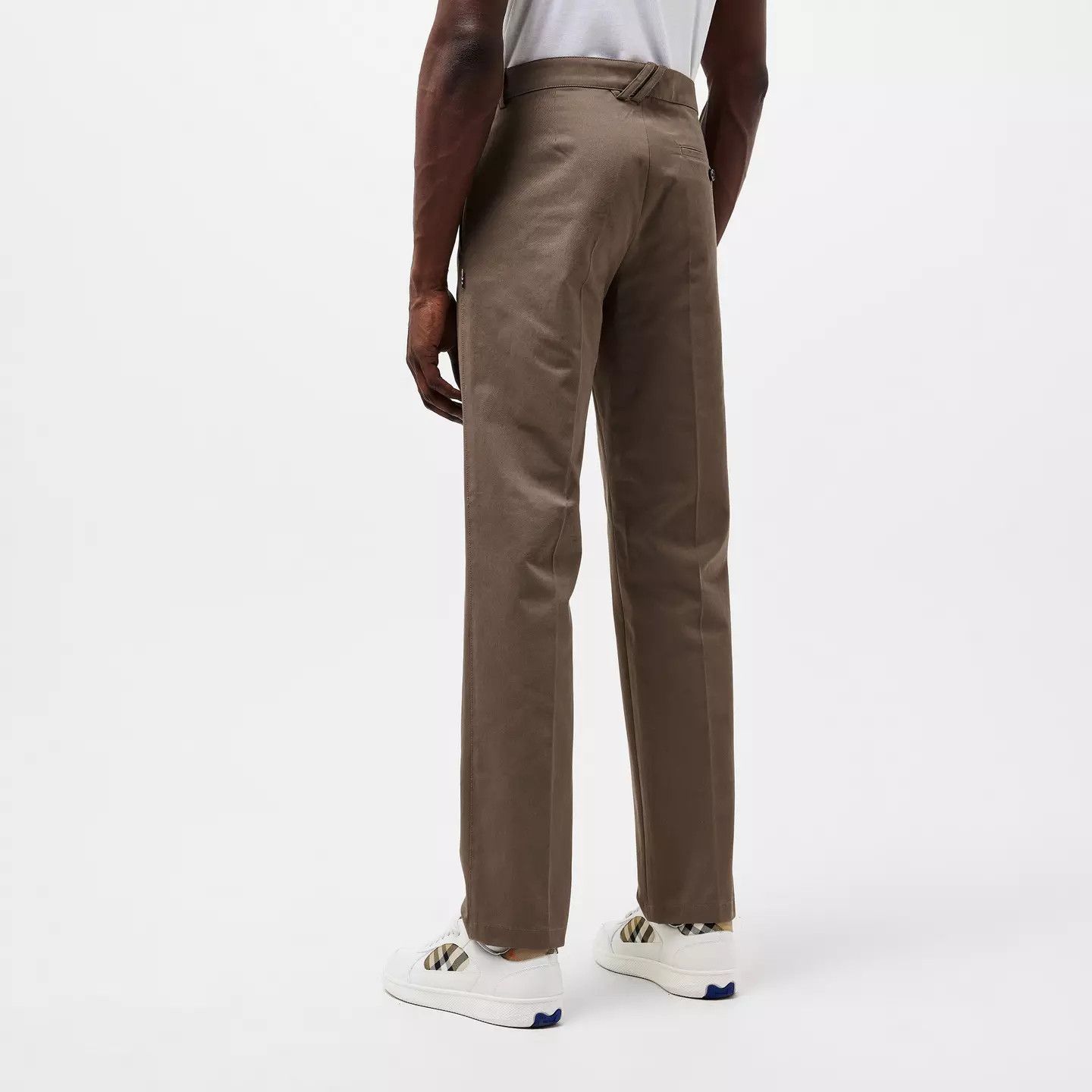 Burberry o1g2r1mq0426 Tailored Fit Chinos Pants in Brown Size US 34 / EU 50 - 4 Thumbnail