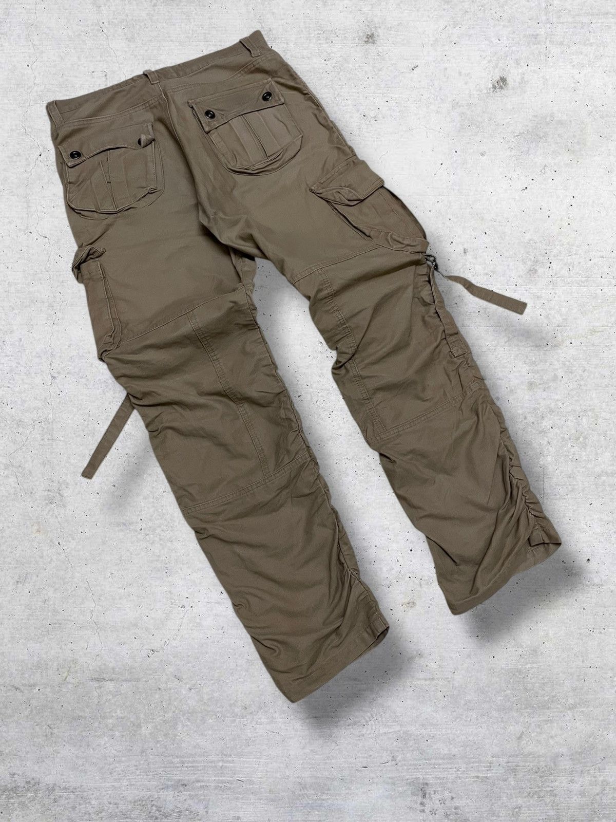 LOWBOX VINTAGE LOWBOX JAPAN DESIGNER 90S ARCHIVE BONDAGE PUNK PANT Size US 31 - 11 Thumbnail