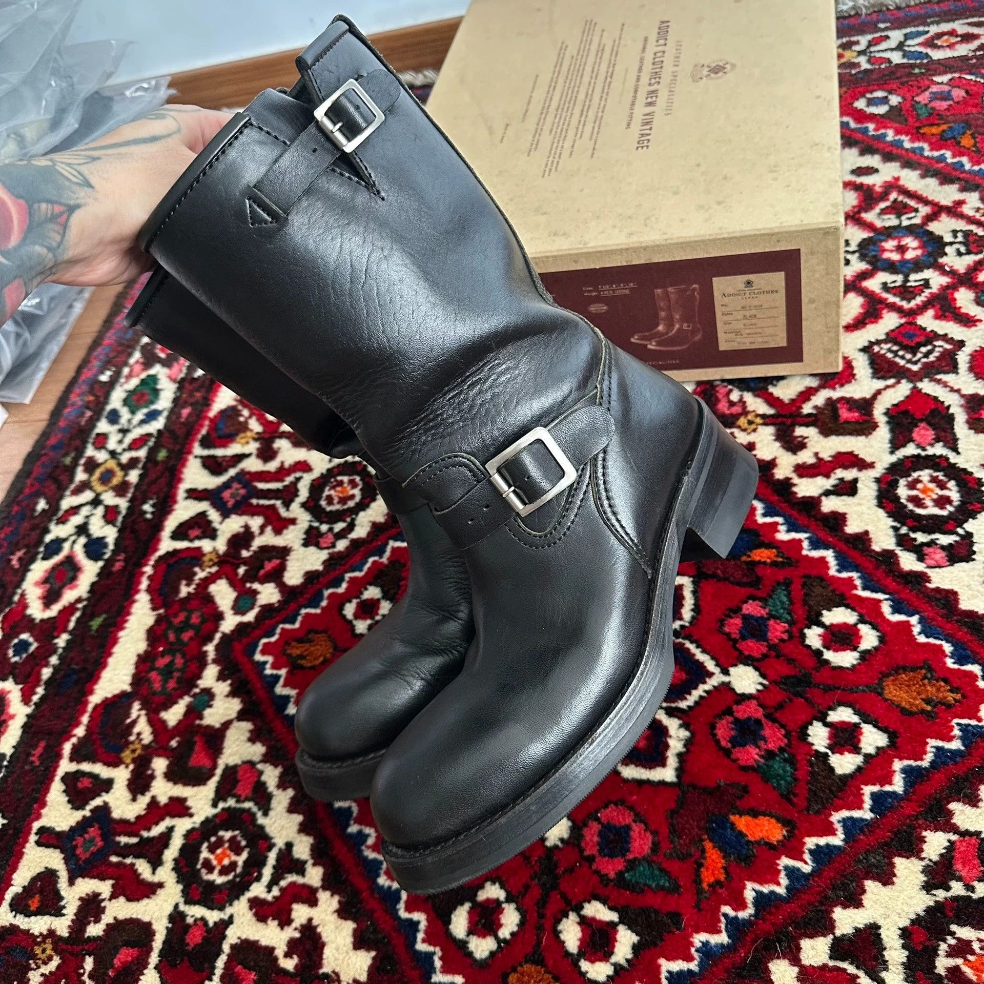 ADDICT addict clothes Engineer Boots Horsehide Toe Cap 8 Size US 8 / EU 41 - 4 Thumbnail