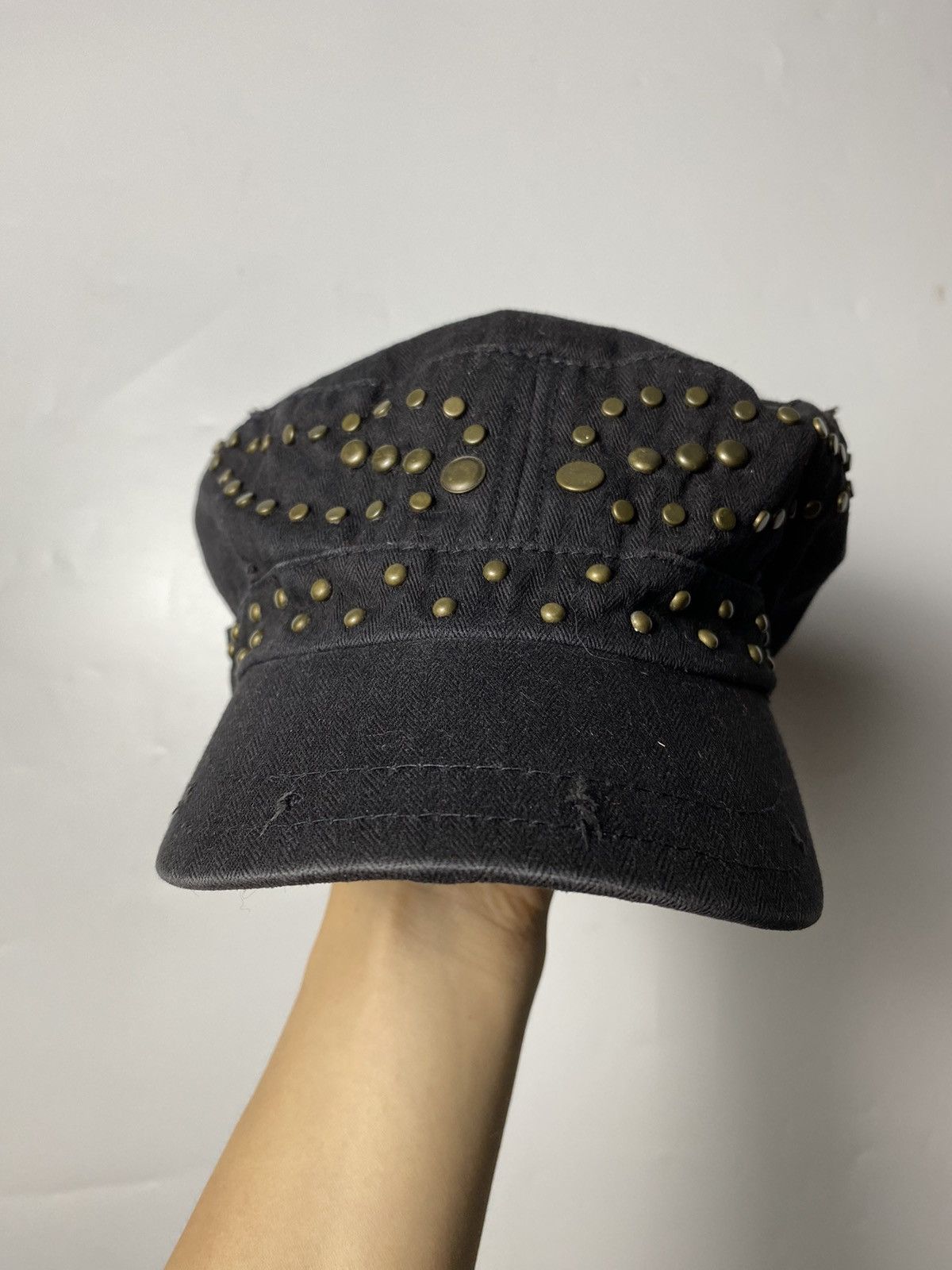 If Six Was Nine × Japanese Brand × KMRii studded cadet hat commando Size 30 - 7 Thumbnail