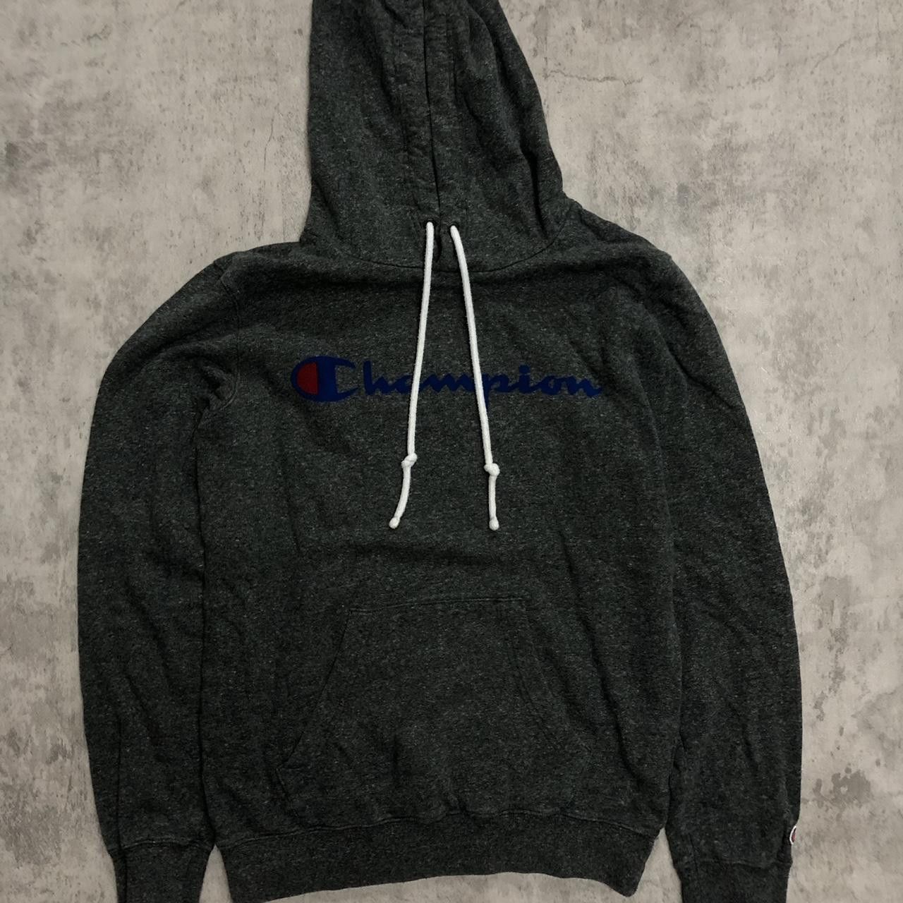 Champion Grey Champion hoodie with blue logo #hoodie Size US XS / EU 42 / 0 - 1 Thumbnail