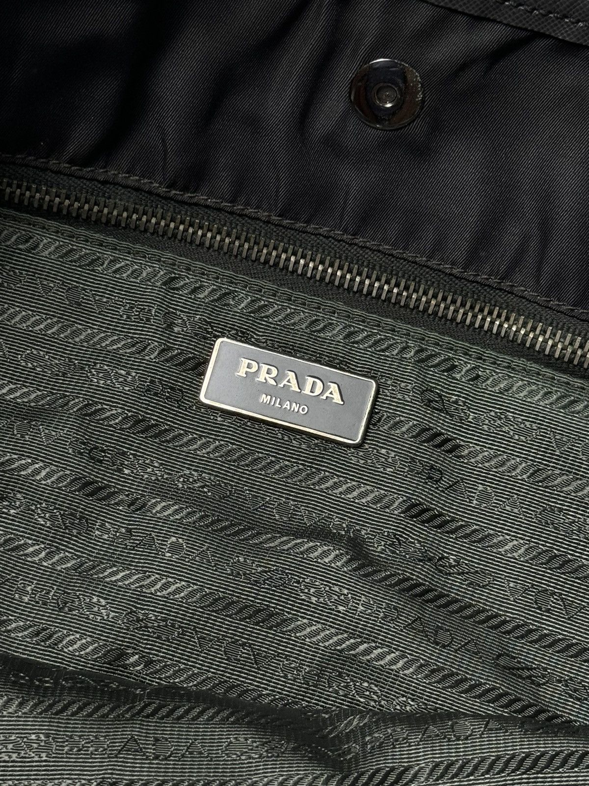Prada Prada | Saffiano Trimmed | Garden City Tote Bag | Size ONE SIZE - 11 Thumbnail