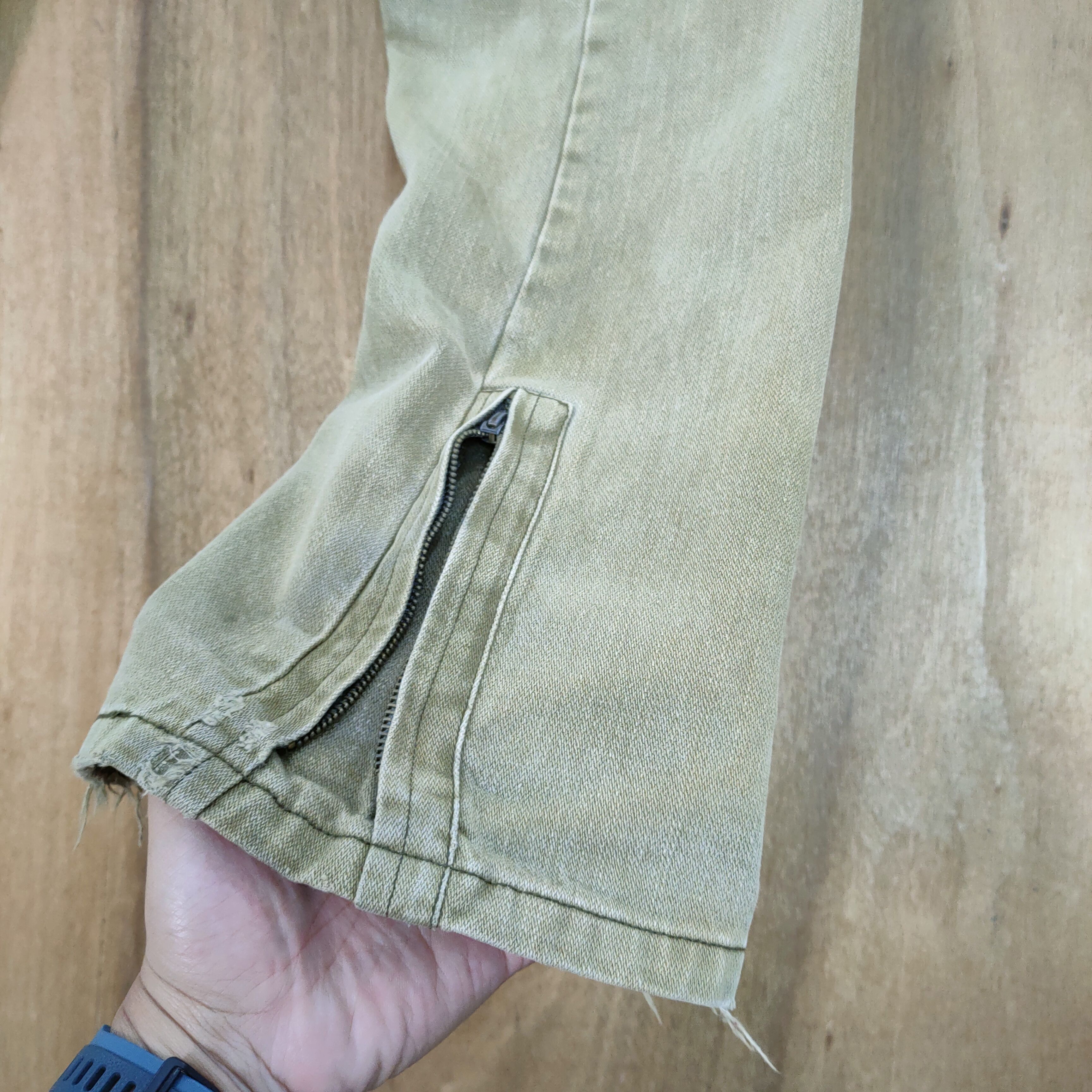 Japanese Brand × Vintage SICK💥 VINTAGE DOUBLE WAIST BONDAGE CARGO PANTS Size US 32 / EU 48 - 8 Thumbnail
