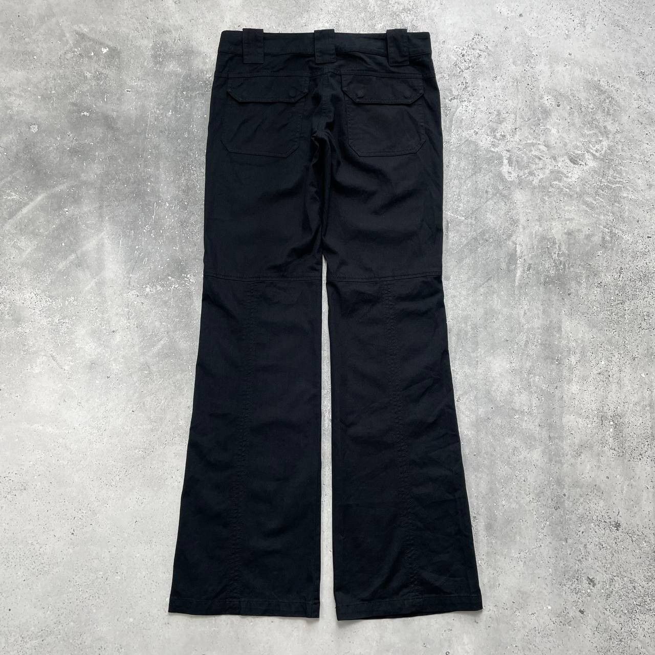 Armani Armani Jeans Flared Bootcut Pants Women’s Black Size 28 Size 28" / US 6 / IT 42 - 2 Thumbnail