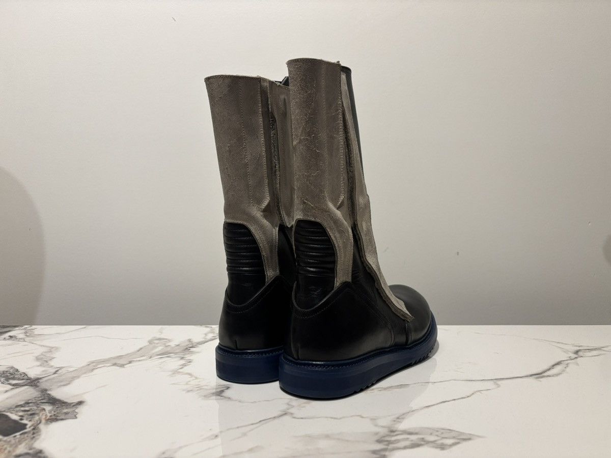 Rick Owens Rick Owens SS15 FAUN Bi-Colour Moto Cross Creeper Boot Black Size US 8 / EU 41 - 6 Thumbnail
