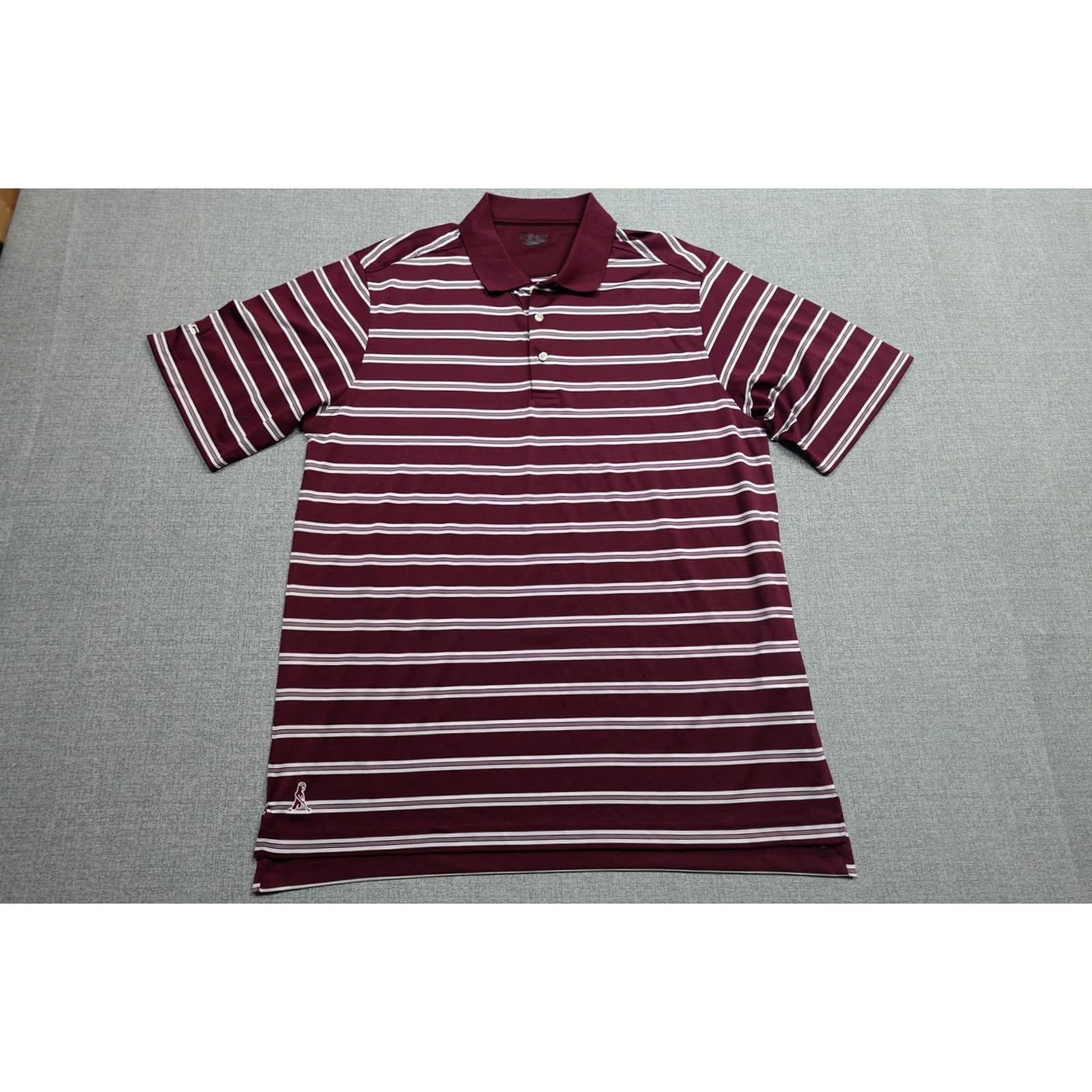 Vintage PING Performance Polo Mens L Red Stripe Golf Moisture Wicking Short Sleeve Shirt Size US L / EU 52-54 / 3 - 4 Thumbnail