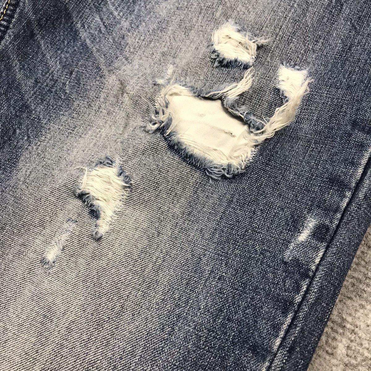 Japanese Brand × Replay RAPLAY DISTRESSED FADED DENIM PANTS Size US 36 / EU 52 - 4 Thumbnail
