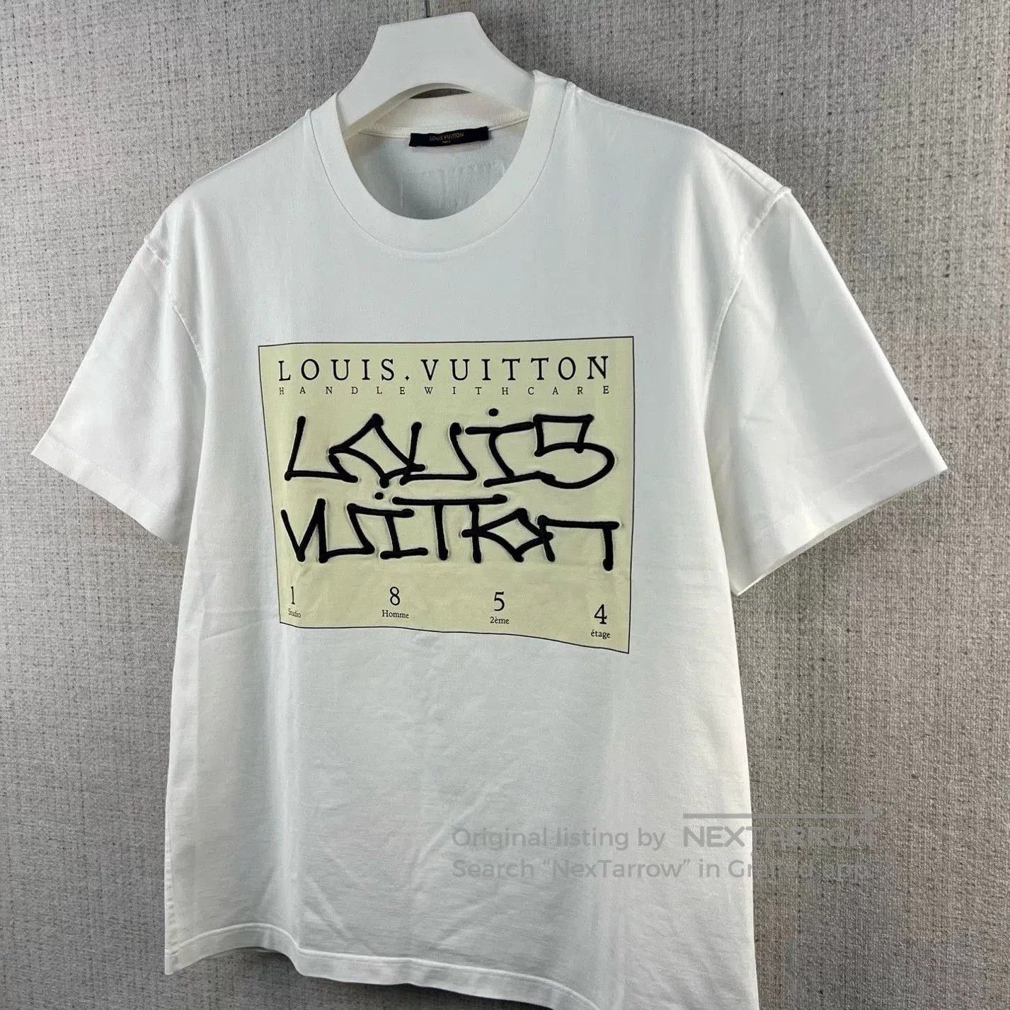 Louis Vuitton Louis Vuitton FW22 Logo Print Crewneck Tee. Size US XL / EU 56 / 4 - 2 Thumbnail
