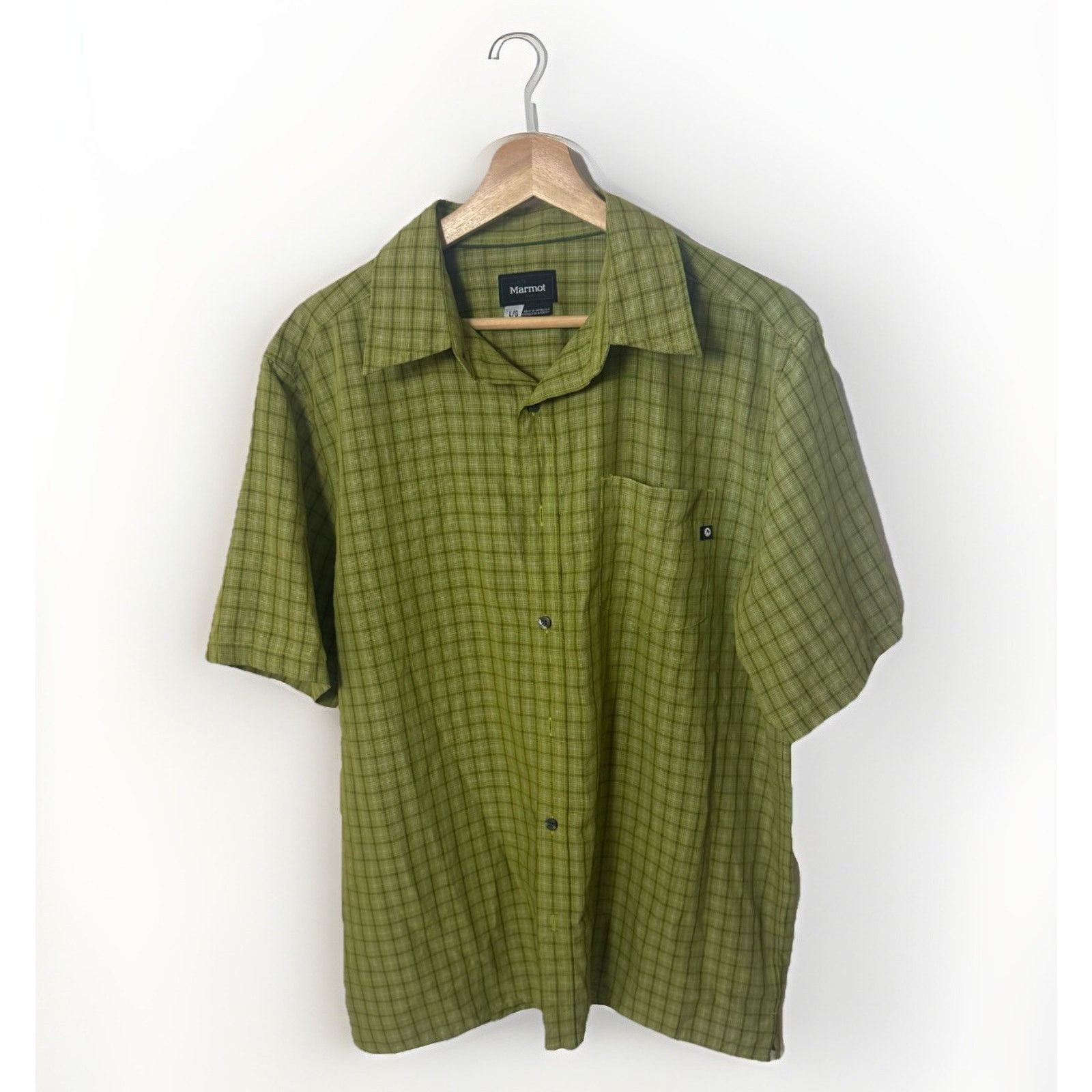 Marmot Marmot Shirt Eldridge Classic Green Plaid Outdoors Gorp Size US L / EU 52-54 / 3 - 2 Thumbnail