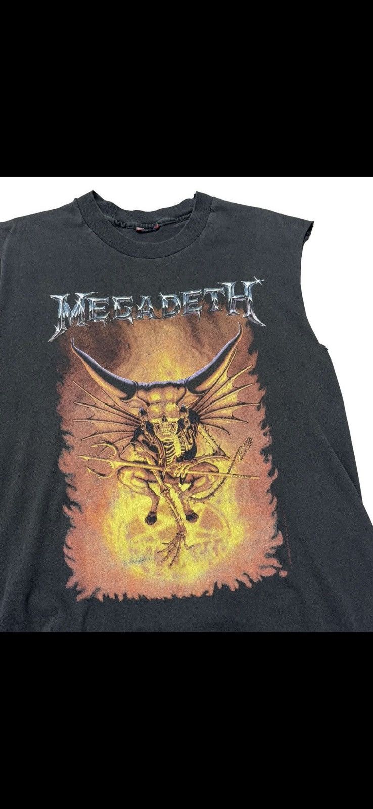 Band Tees Vintage Mega Deth band Tee Size US L / EU 52-54 / 3 - 2 Thumbnail