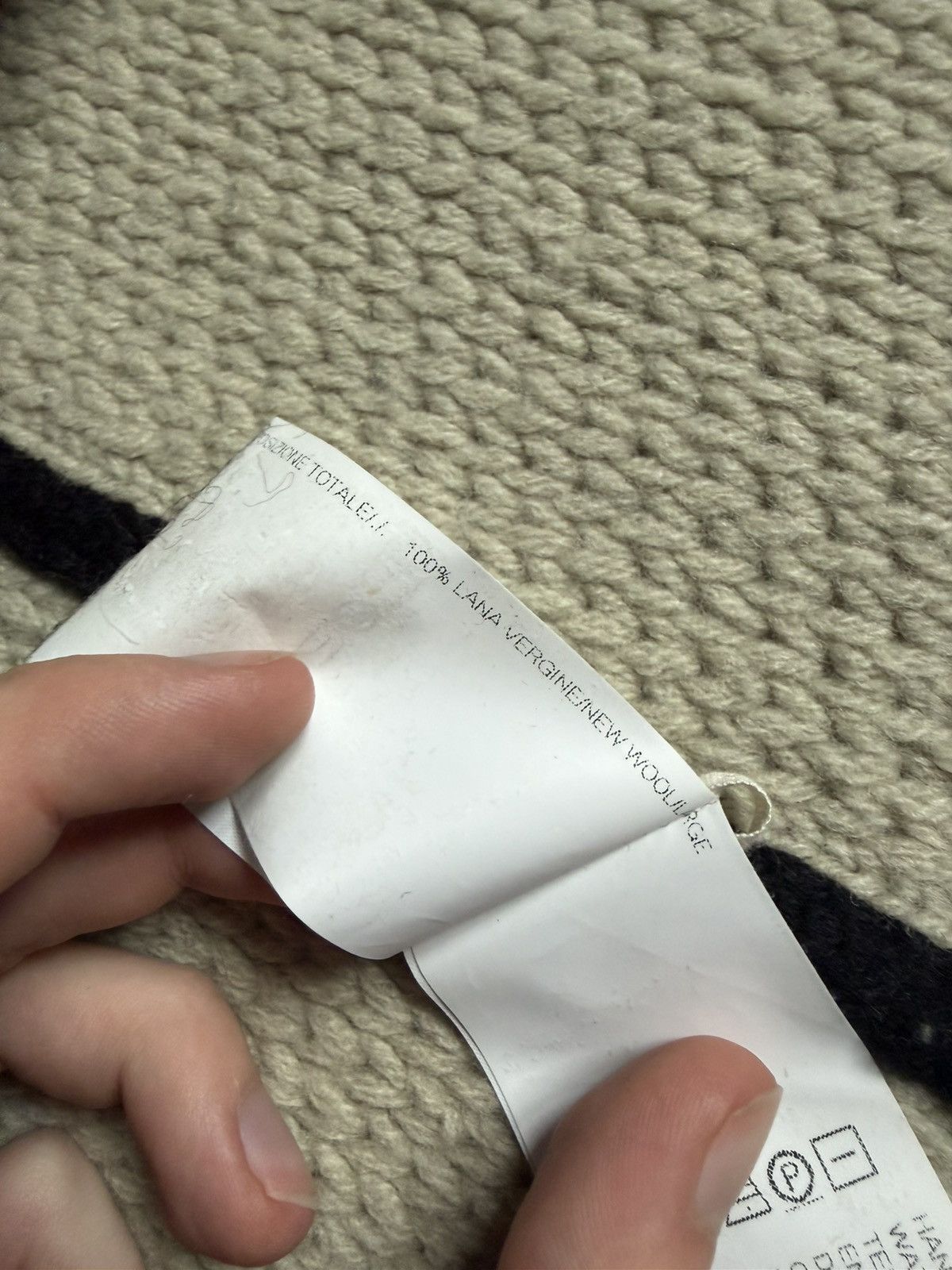 Rick Owens rick owens aw24 porterville jumbo sweater sample prototype Size US M / EU 48-50 / 2 - 6 Thumbnail
