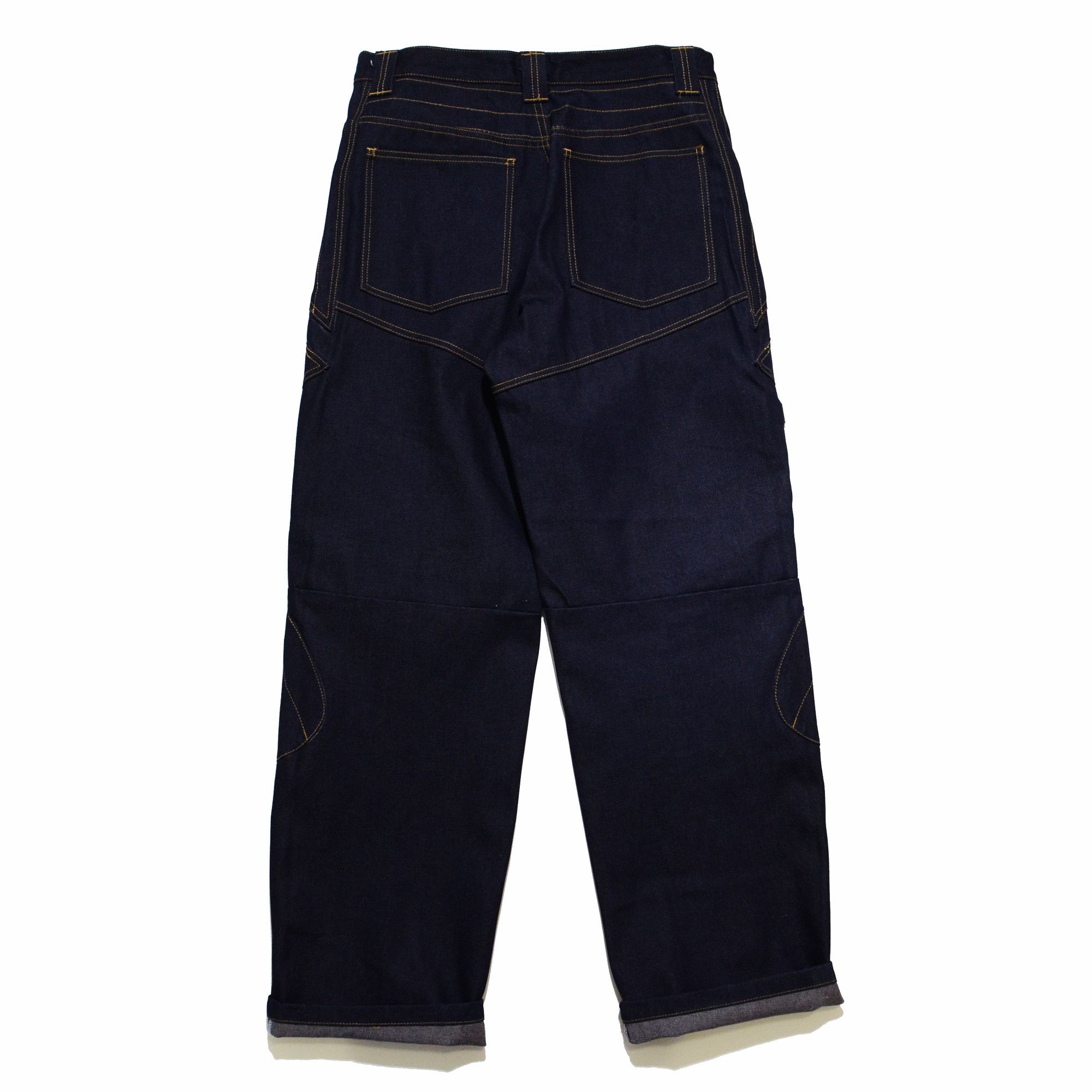Phat Farm PF Jeans 34 x 33 Heavy Duty Raw Denim 90s Hiphop Streetwear Size US 34 / EU 50 - 2 Thumbnail