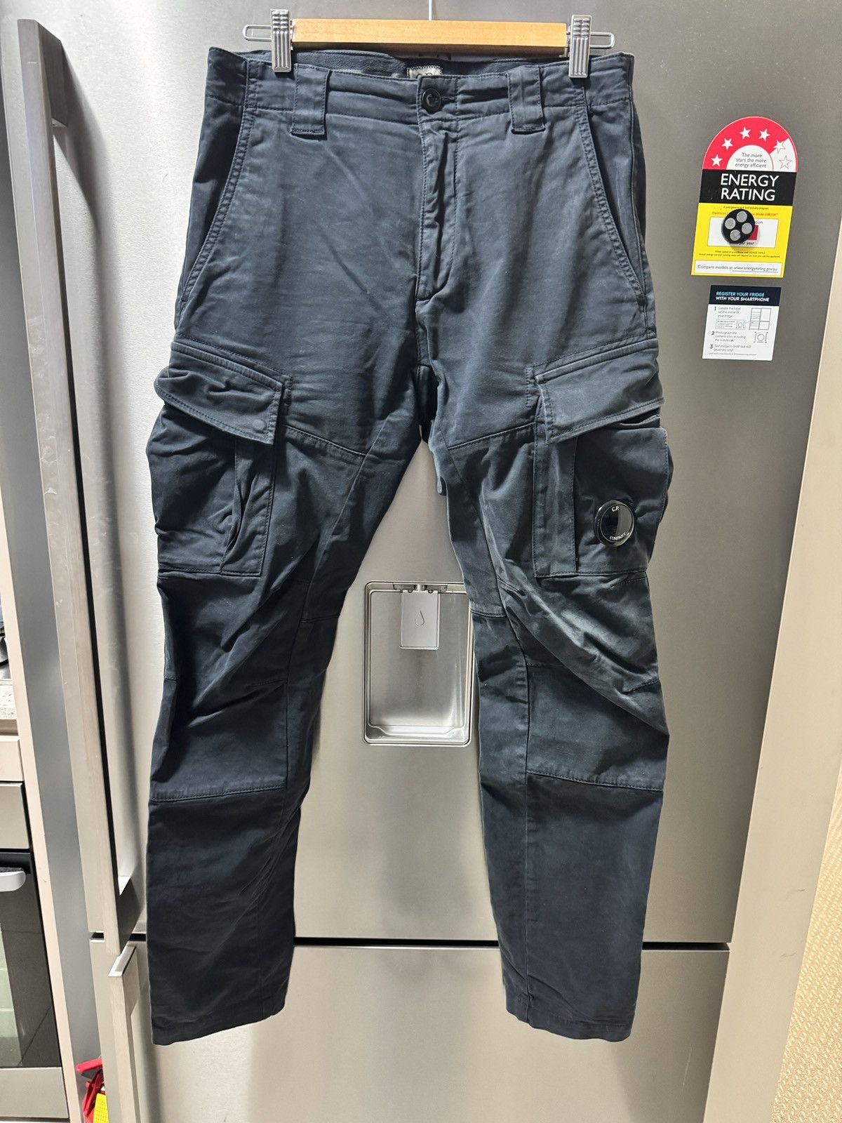C.P. Company Total Eclipse Dark Navy Stretch Sateen Cargo Pants 44 Size US 28 / EU 44 - 10 Thumbnail