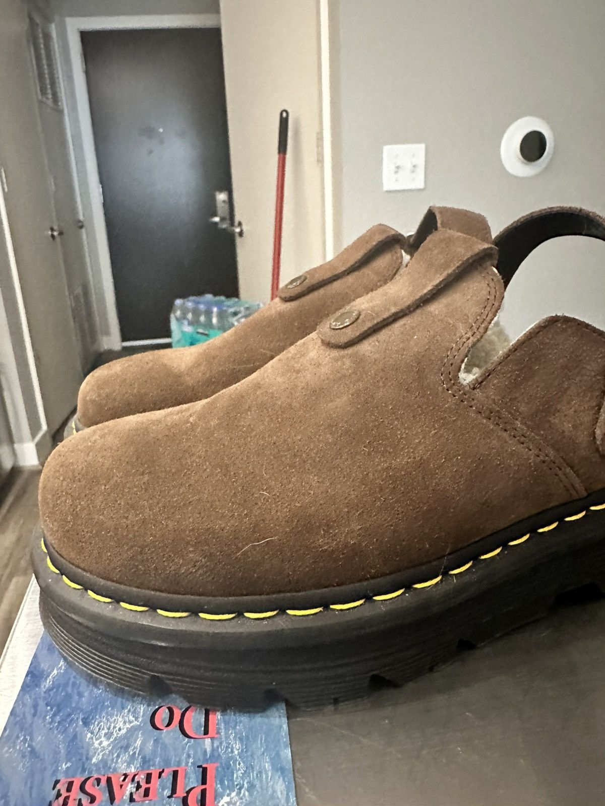 Dr. Martens Dr. Martens Zebzag Suede Slingback Platform Mules Size US 10 / IT 40 - 3 Thumbnail