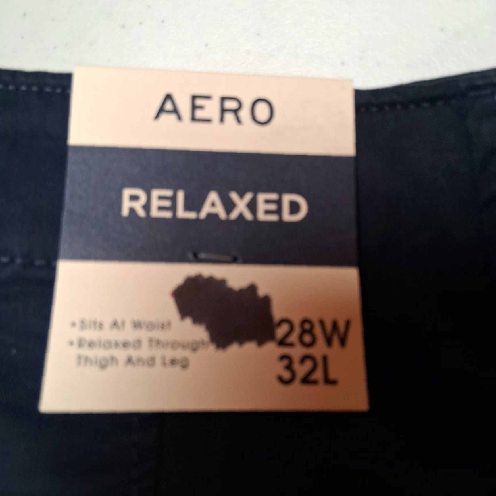 Vintage Aéropostale Chino Pants Men 28 x 32 Navy Blue Twill Relaxed Straight Front Pocket Button Zip Casual New Size US 28 / EU 44 - 4 Thumbnail