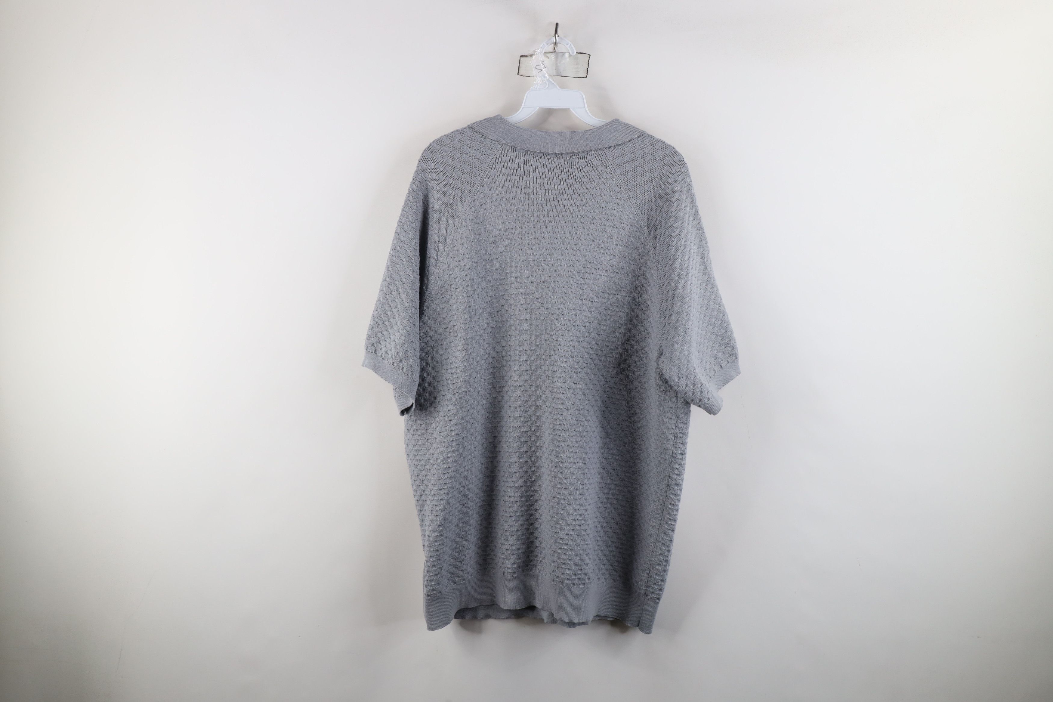 Vintage Vintage 90s Streetwear Knit Short Sleeve Collared Polo Size US XL / EU 56 / 4 - 9 Thumbnail