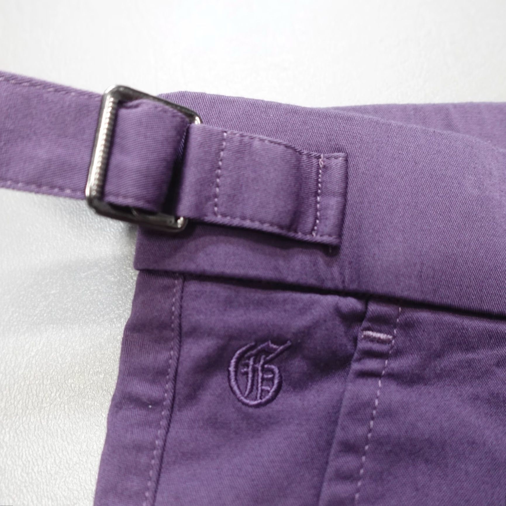 Vintage Greyson Amagansett 5-Pocket Trouser Pants Nightshade Purple Cotton Stretch 32/32 Men Pants Regular Slim? (not adding new info) Size US 32 / EU 48 - 4 Thumbnail