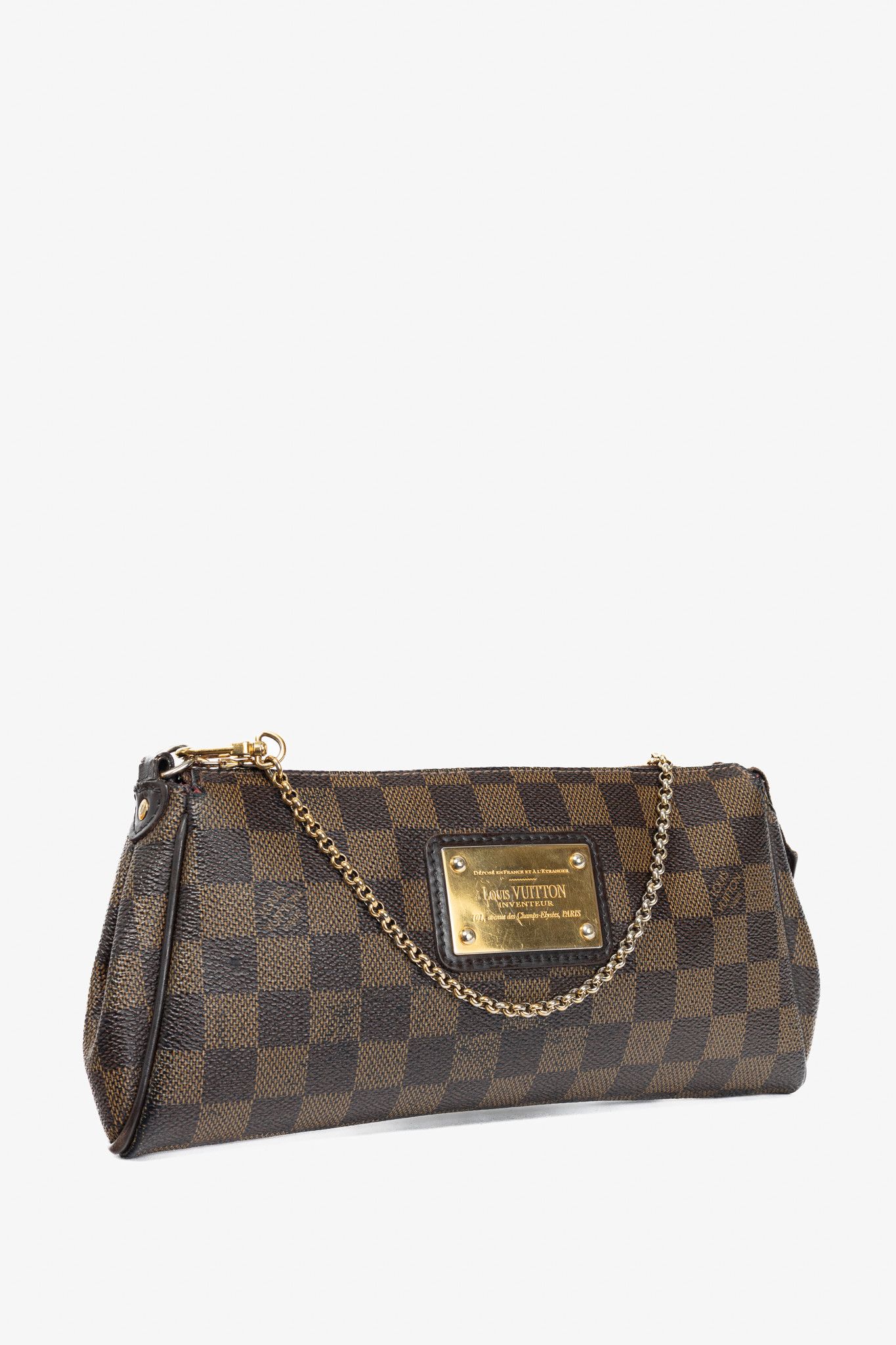 Louis Vuitton Louis Vuitton Eva Damier Ebene Canvas Clutch Size ONE SIZE - 2 Thumbnail