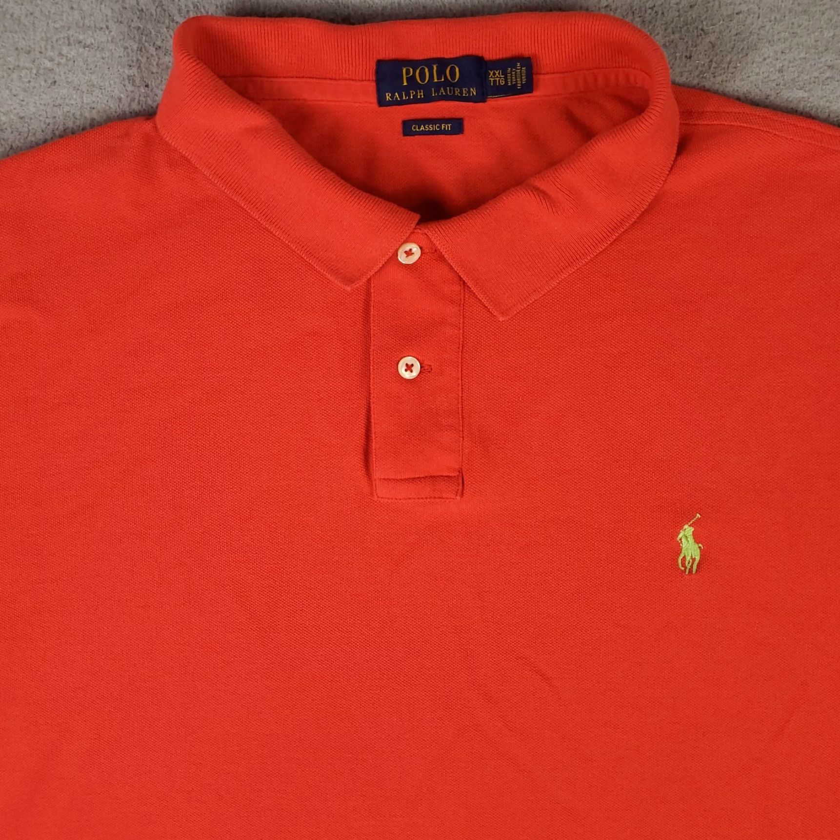 Ralph Lauren Ralph Lauren Polo Shirt Mens 2XL Red Casual Short Sleeve Classic Activewear Size US XXL / EU 58 / 5 - 2 Thumbnail