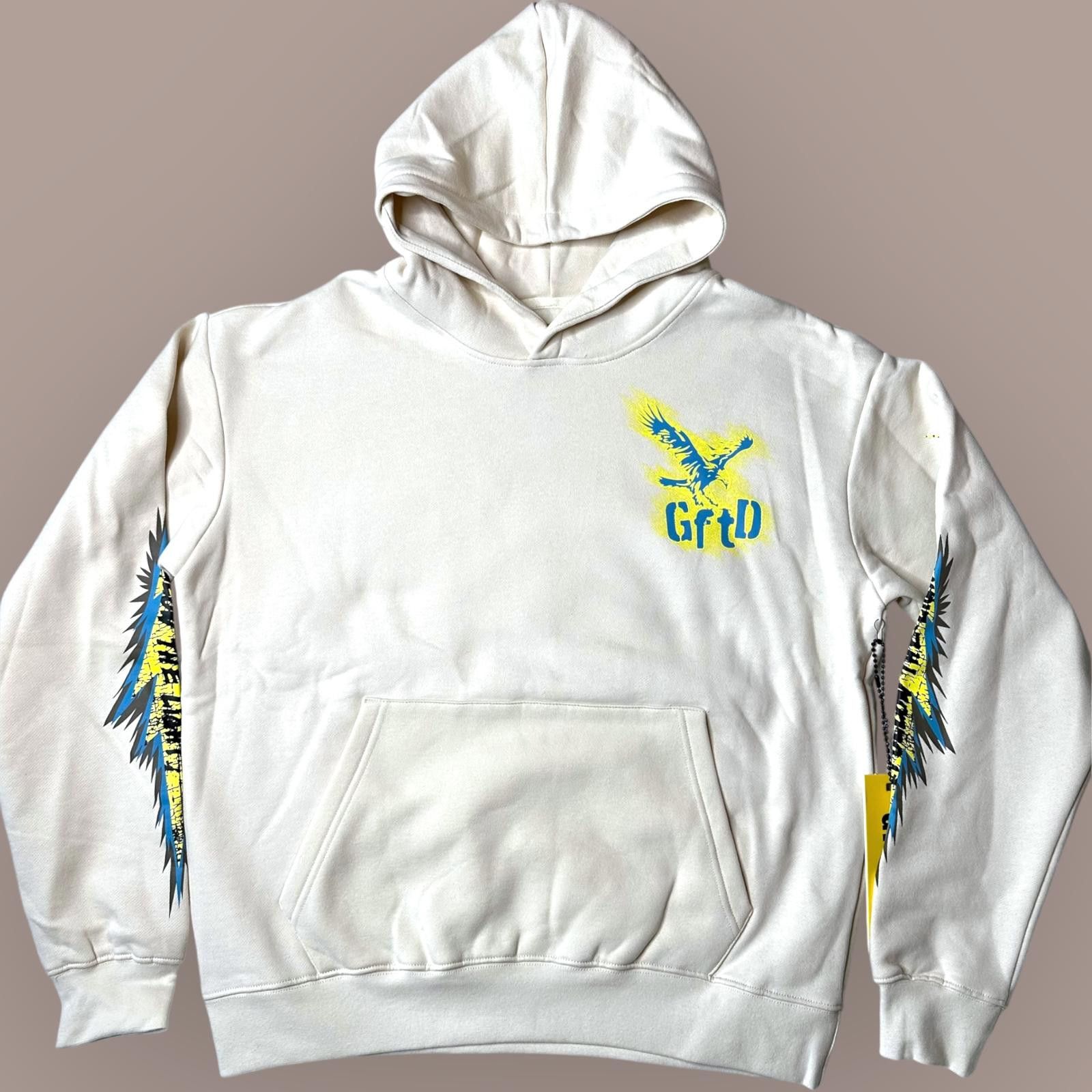 Other NWT GFTD LA Follow Me to Heaven Pullover Hoodie Cream Mens M Size US M / EU 48-50 / 2 - 2 Thumbnail