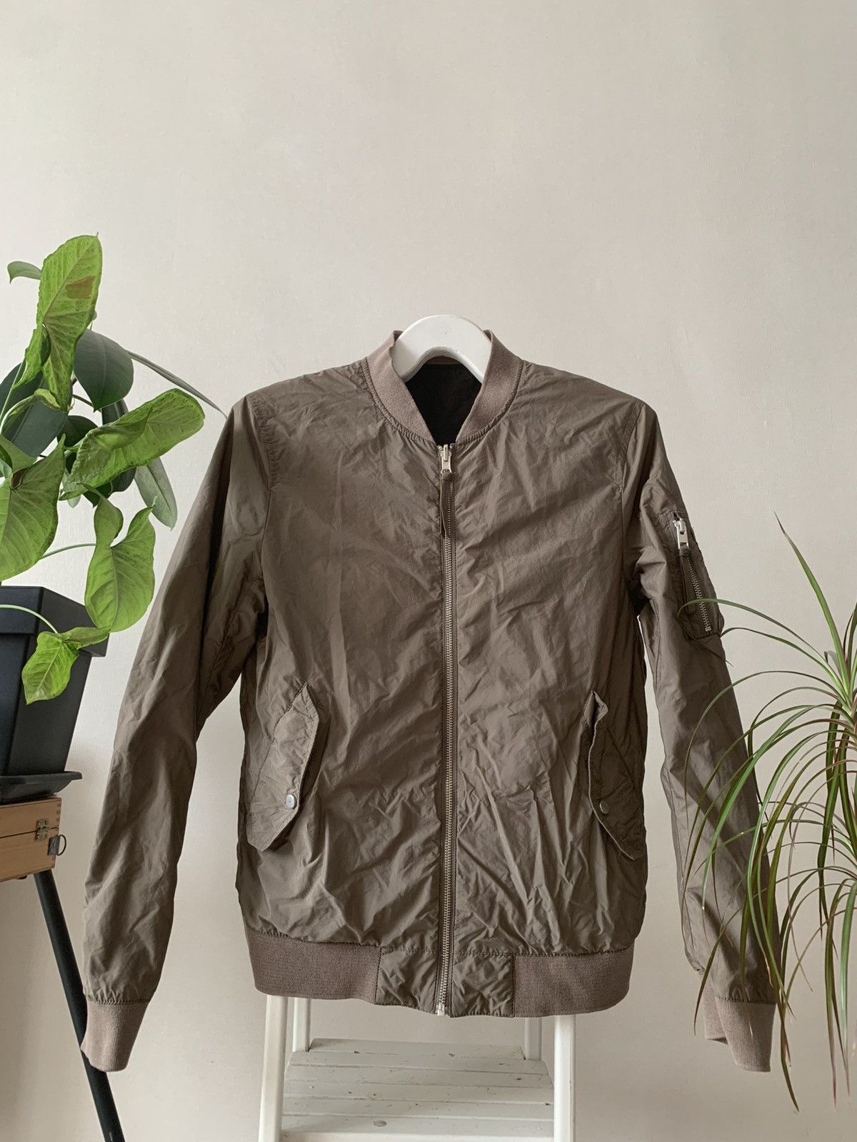 Allsaints × Alpha Industries × Japanese Brand Allsaints Reversible vintage Y2K Faded Bomber Alpha Style Size US S / EU 44-46 / 1 - 5 Thumbnail