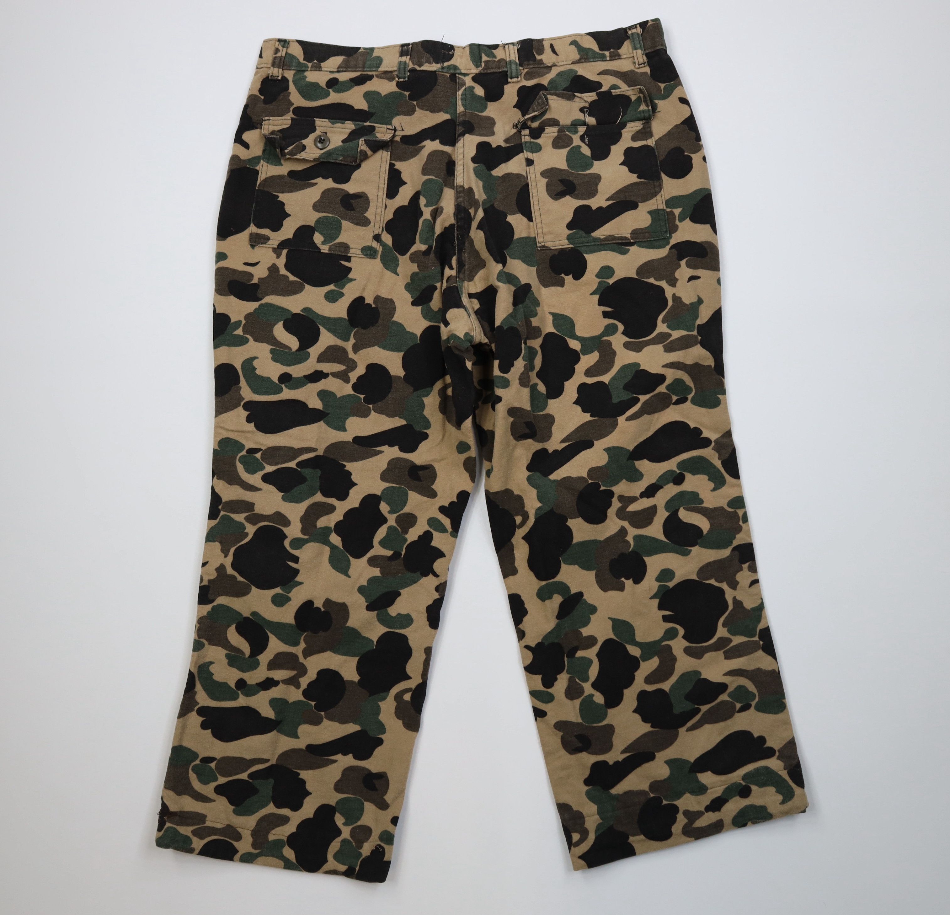Vintage Vintage 70s Streetwear Chamois Cloth Wide Leg Pants USA Size US 42 / EU 58 - 12 Thumbnail
