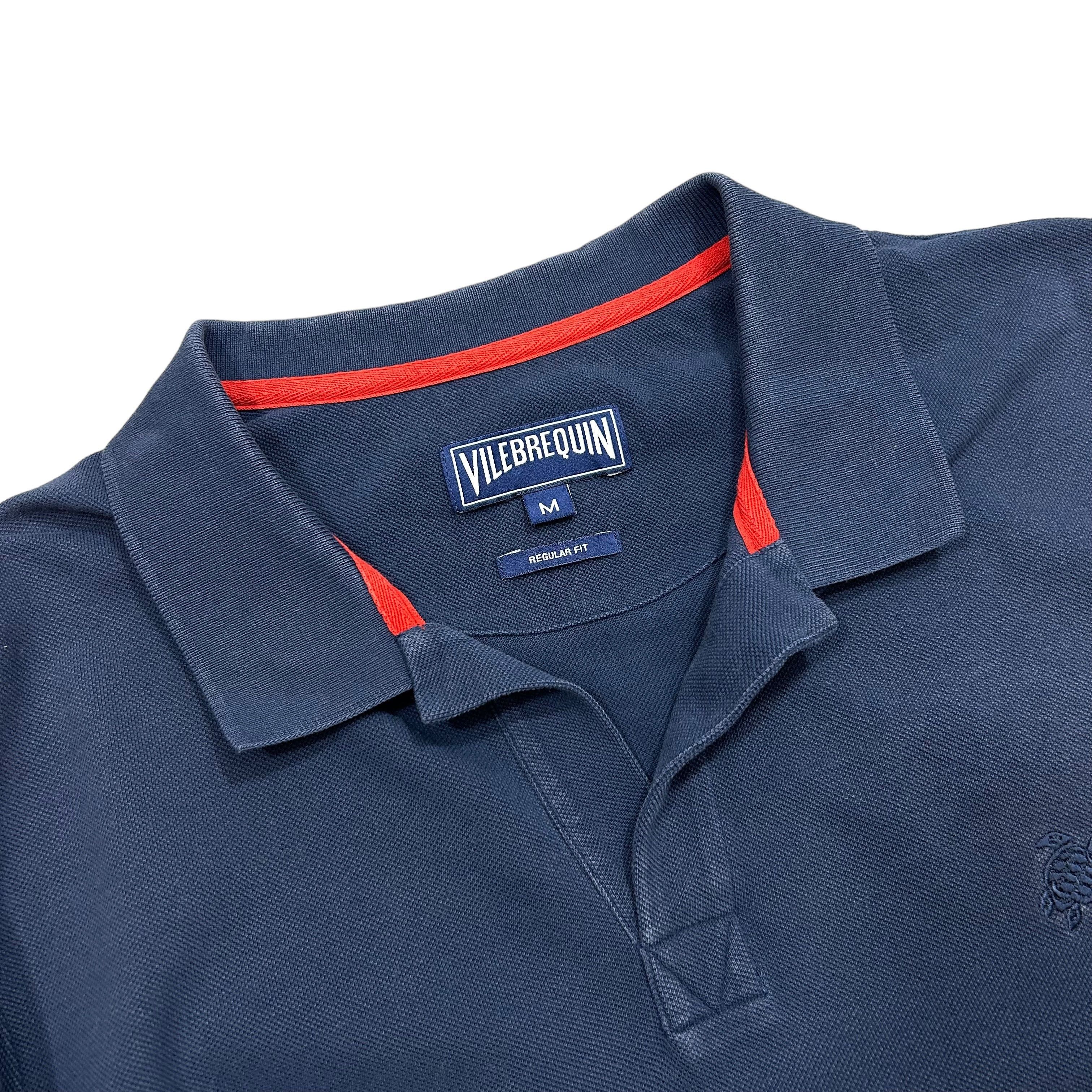 Vilebrequin Vilebrequin Classic Navy Blue Mesh Polo Shirt Cotton M Size US M / EU 48-50 / 2 - 4 Thumbnail