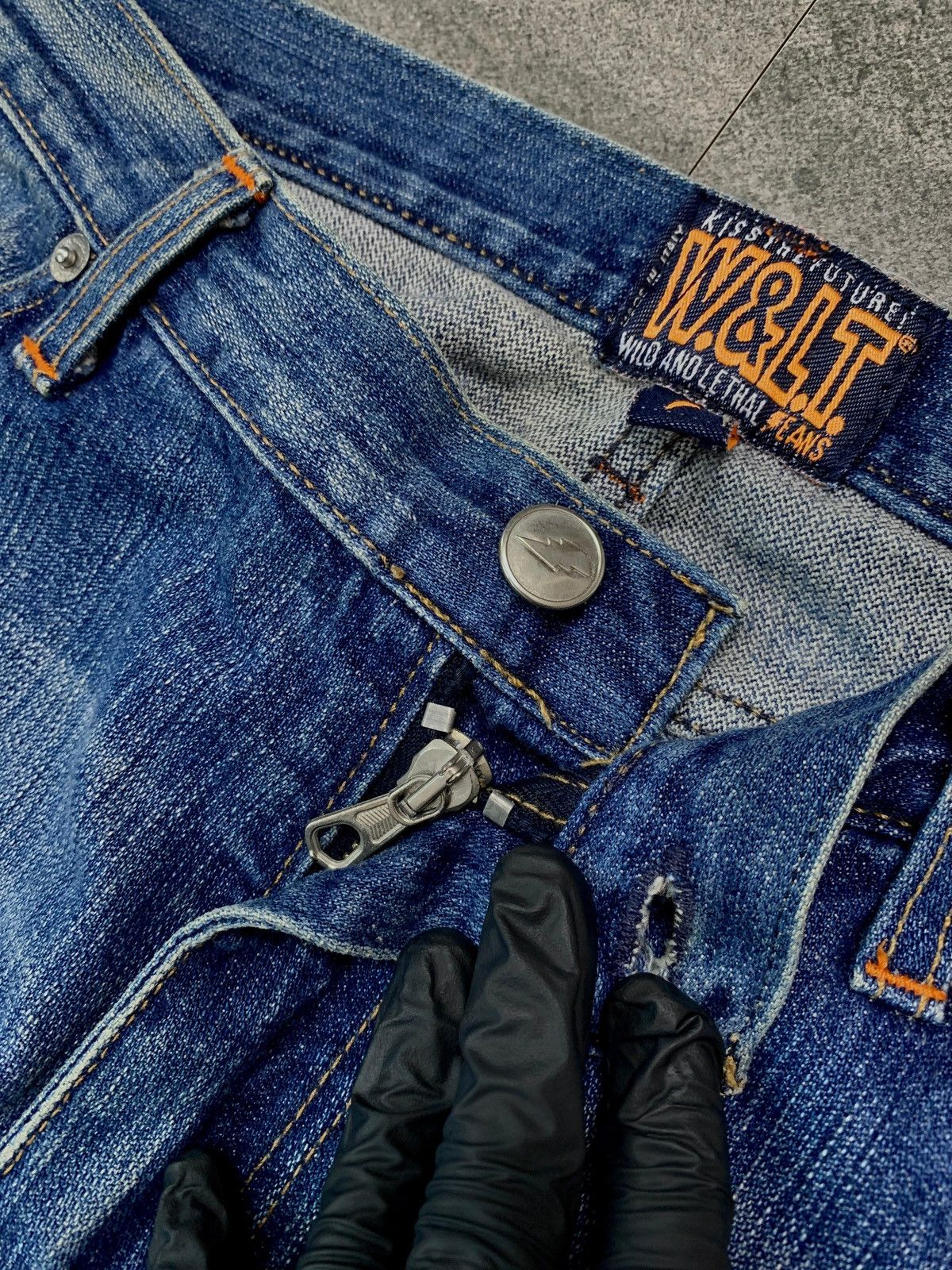 Walter Van Beirendonck FREE TAX! 2003 W&LT Reconstructed Bootcut Denim Jeans Size US 32 / EU 48 - 6 Thumbnail